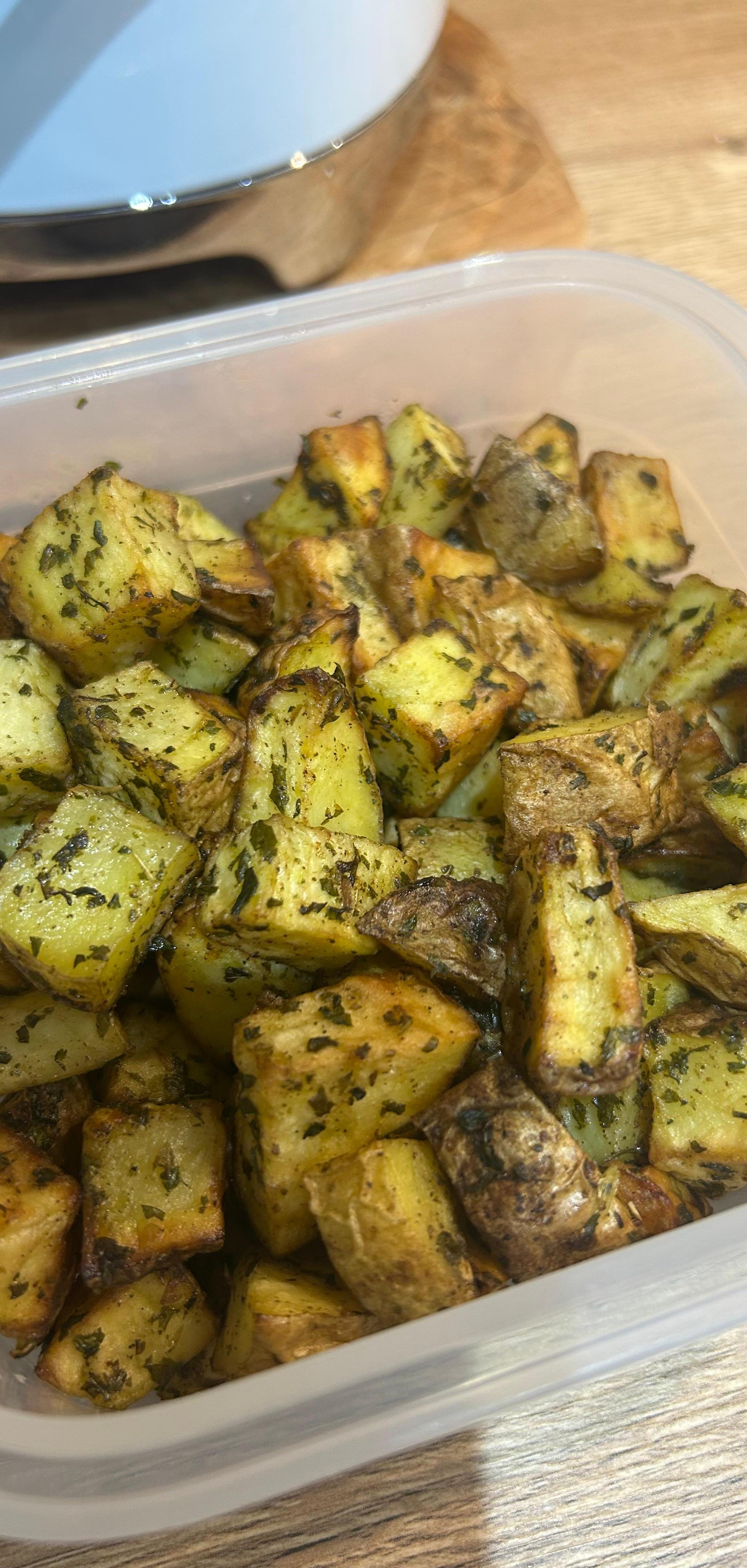 Pomme de terre rissolées à l'extra crisp - Recette Cookeo | Moulinex