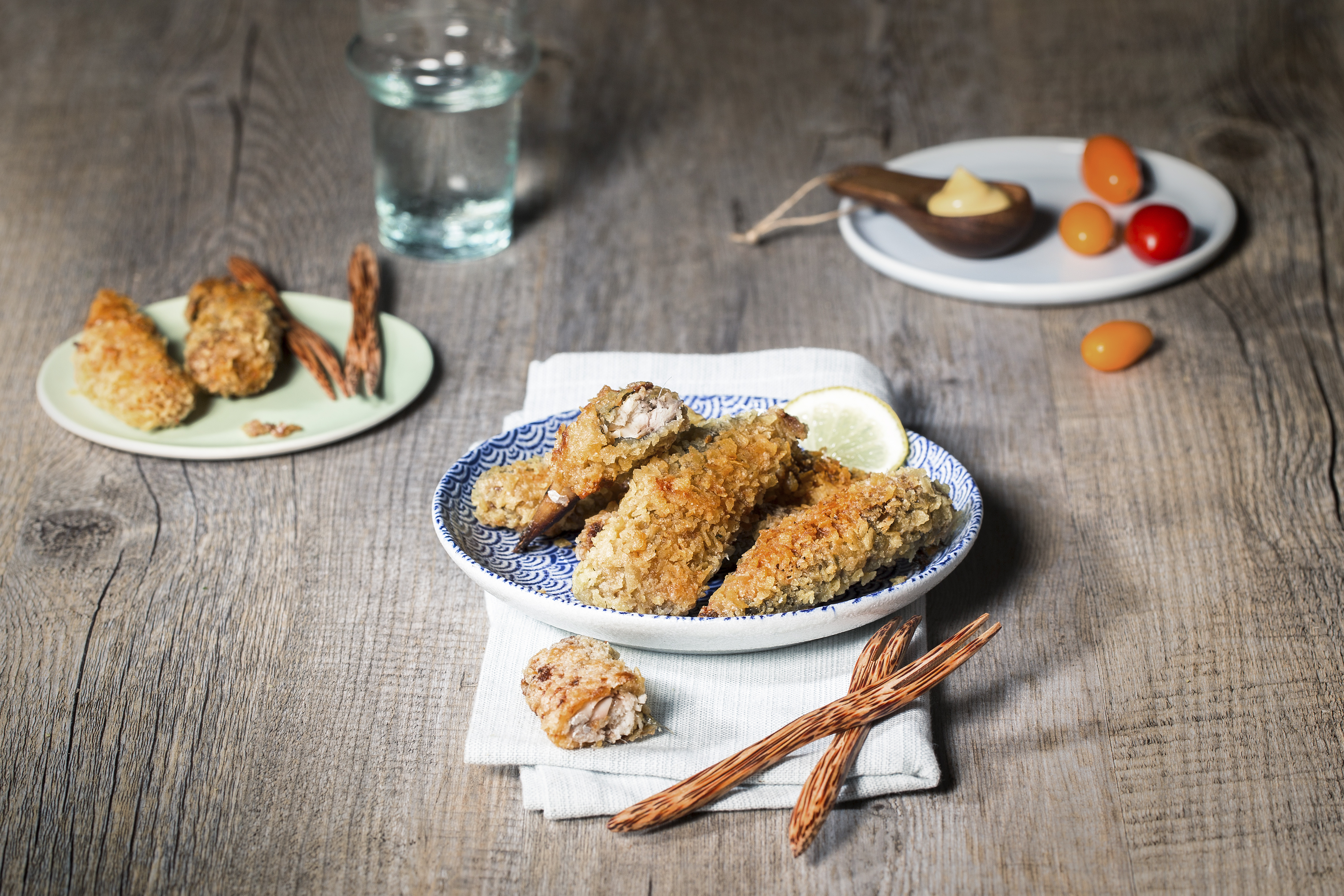 Sardinen mit knuspriger Panade