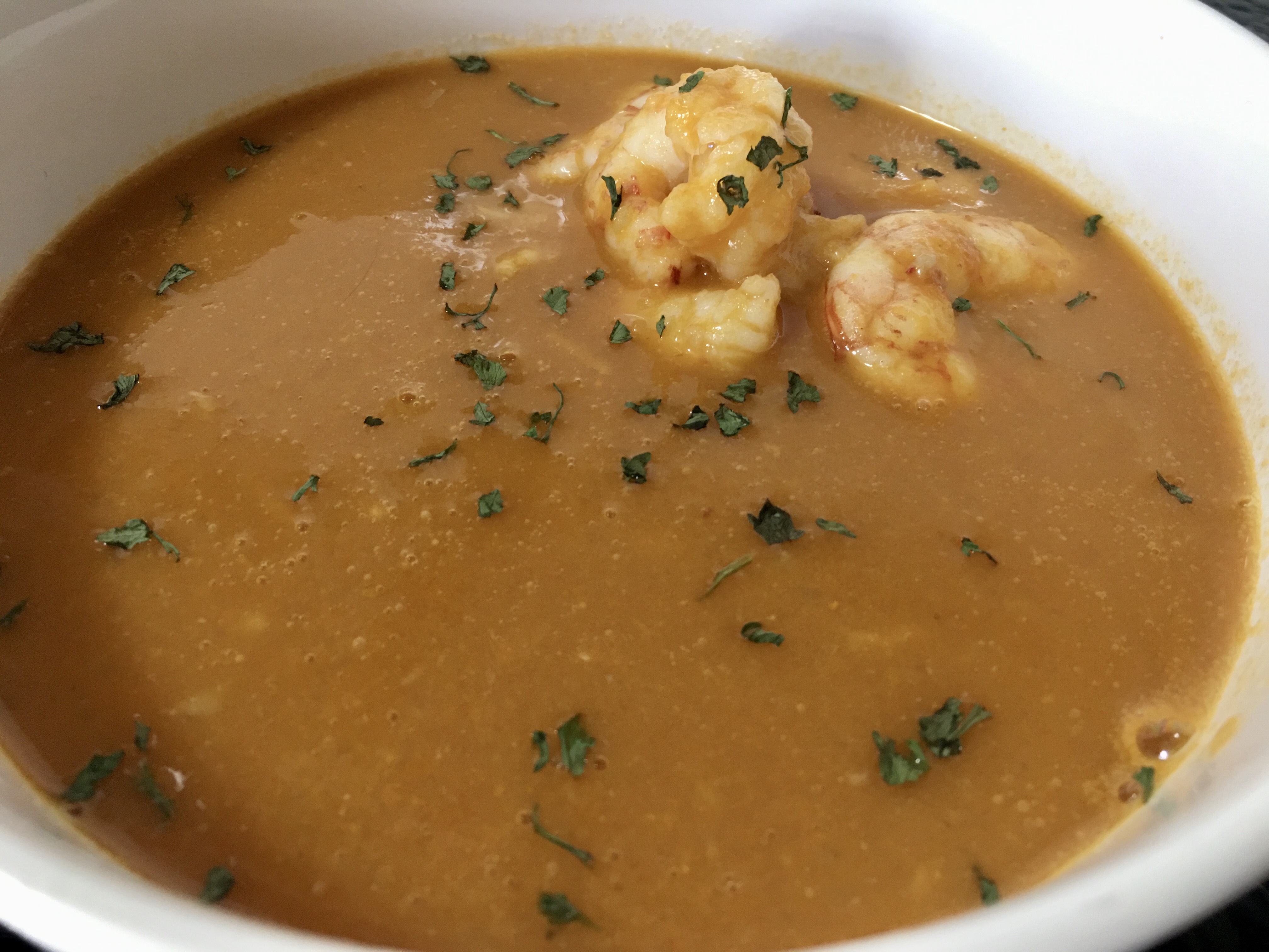 Crema de gambones