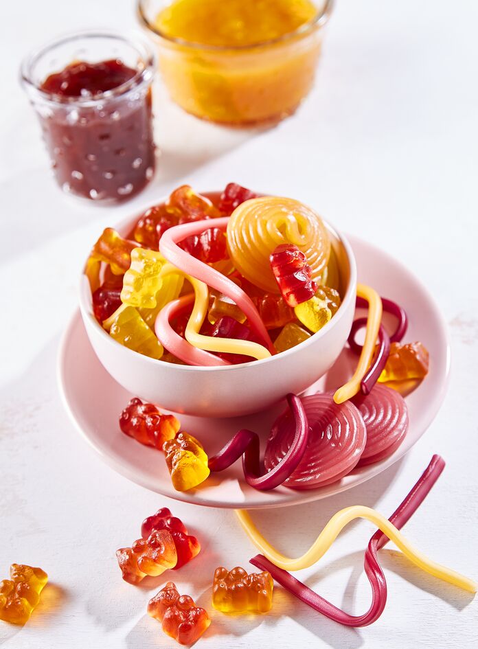Fruchtige Süßigkeiten