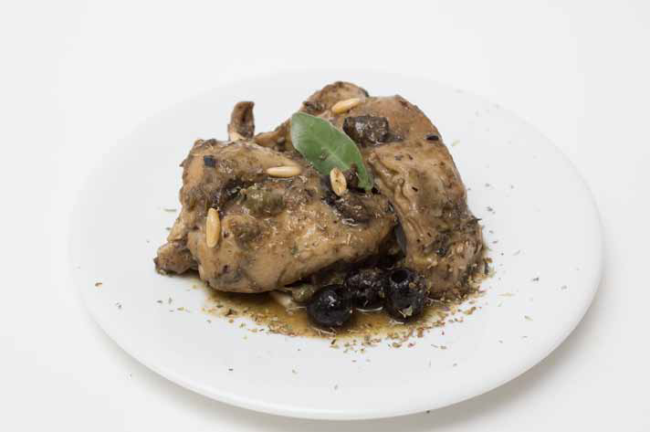 Coniglio alla ligure