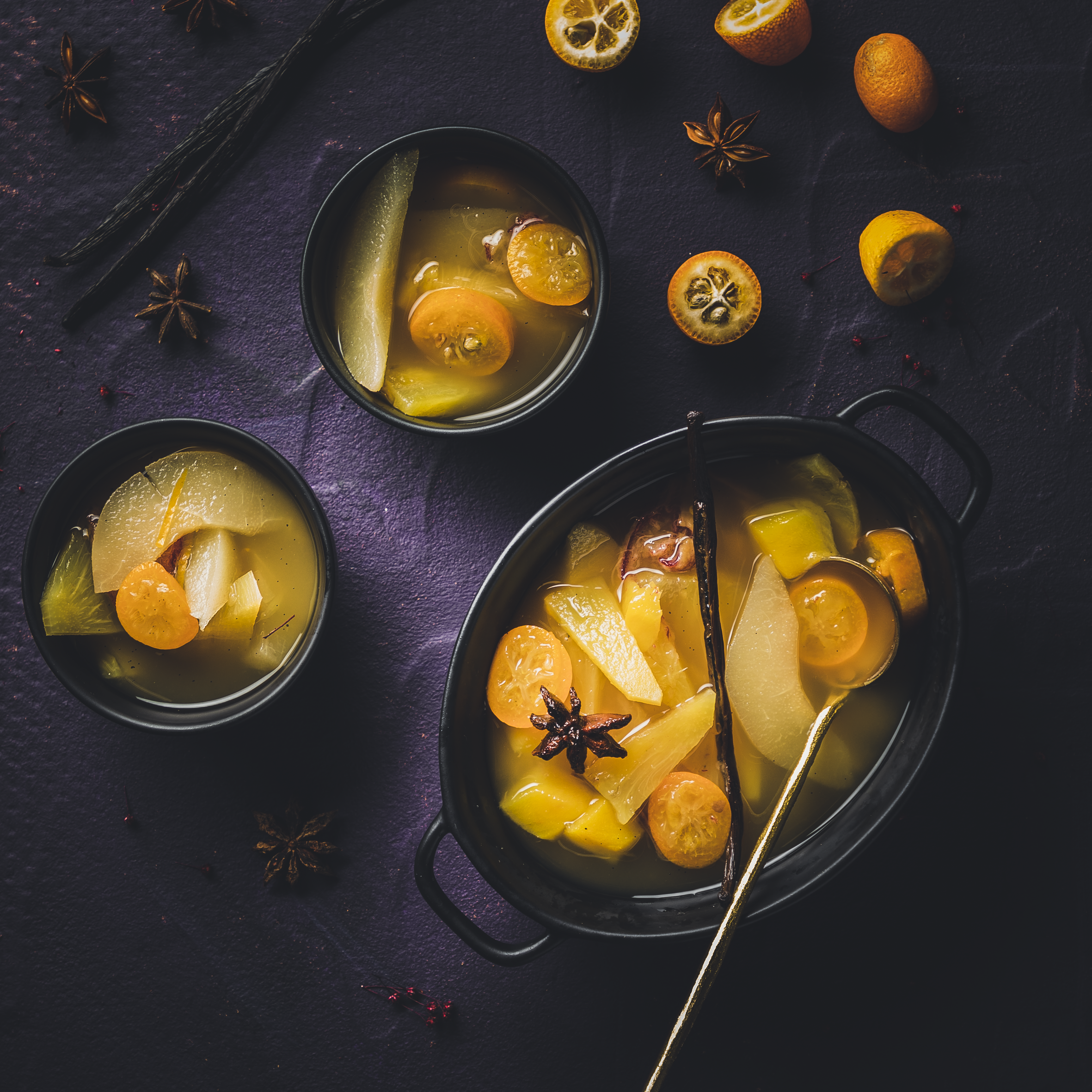 Frutas de invierno horneadas