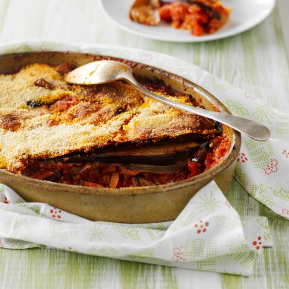 Beringelas à parmigiana