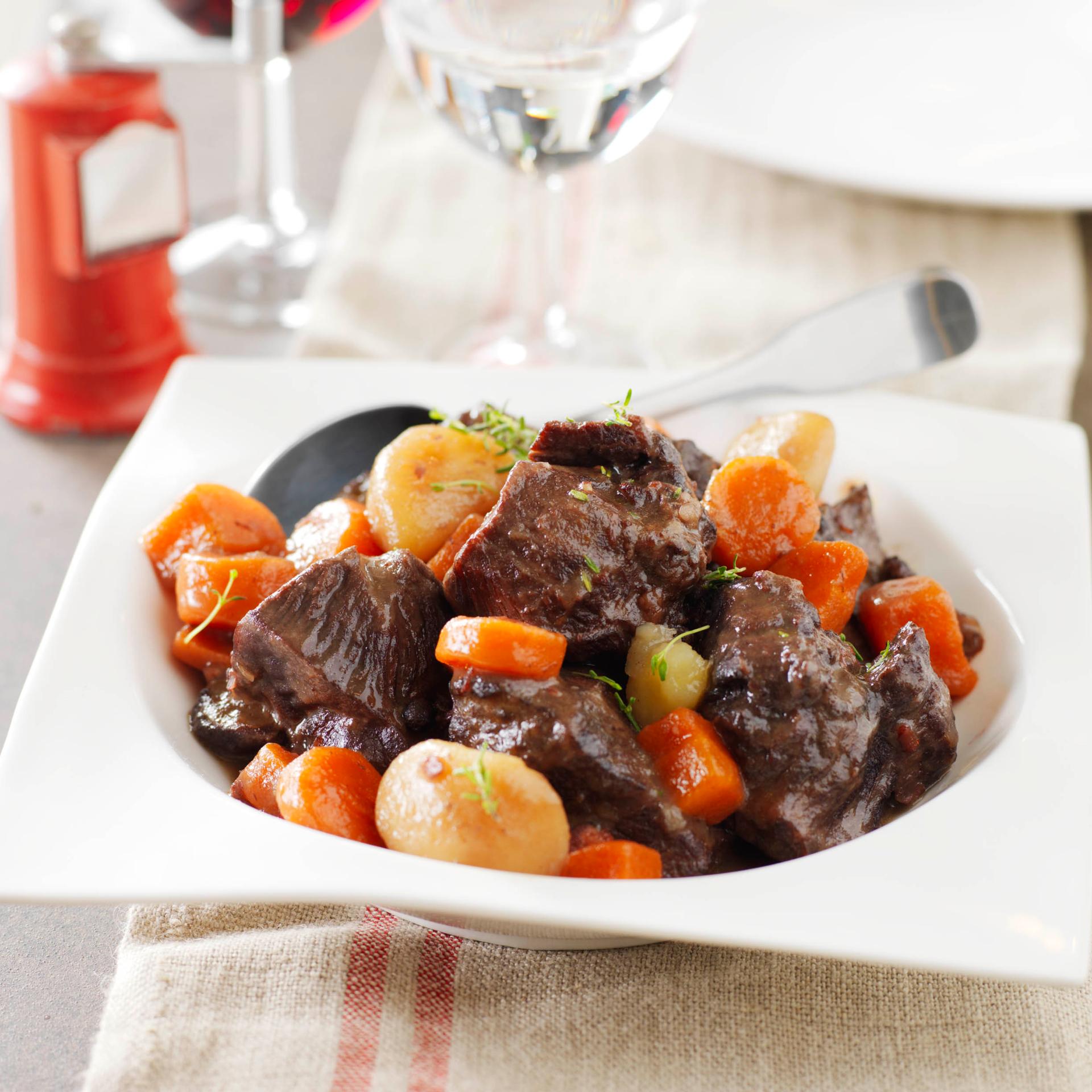 Rognons de bœuf au vin rouge - Recette Cookeo | Moulinex