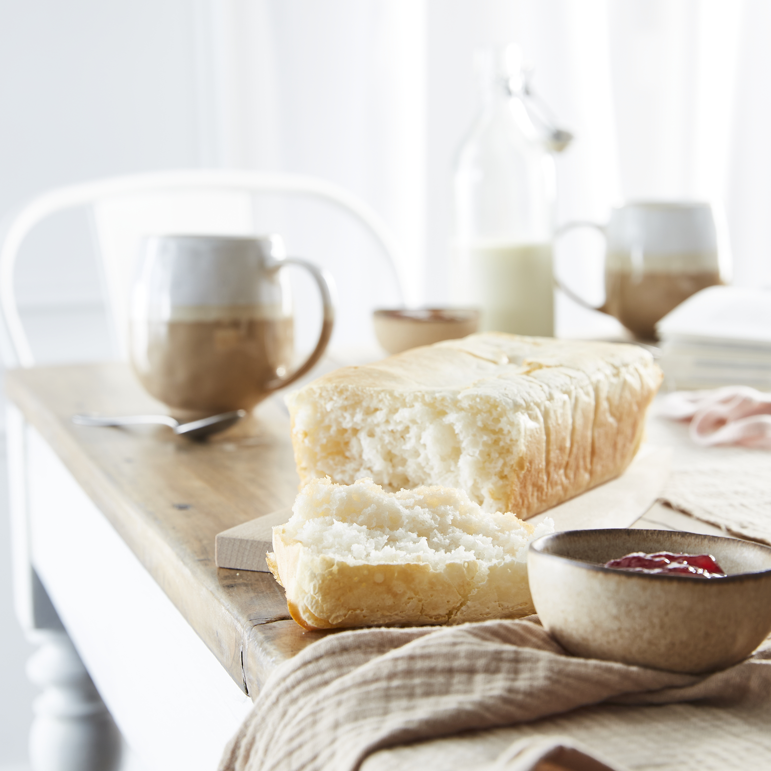 Schnelles glutenfreies Brot
