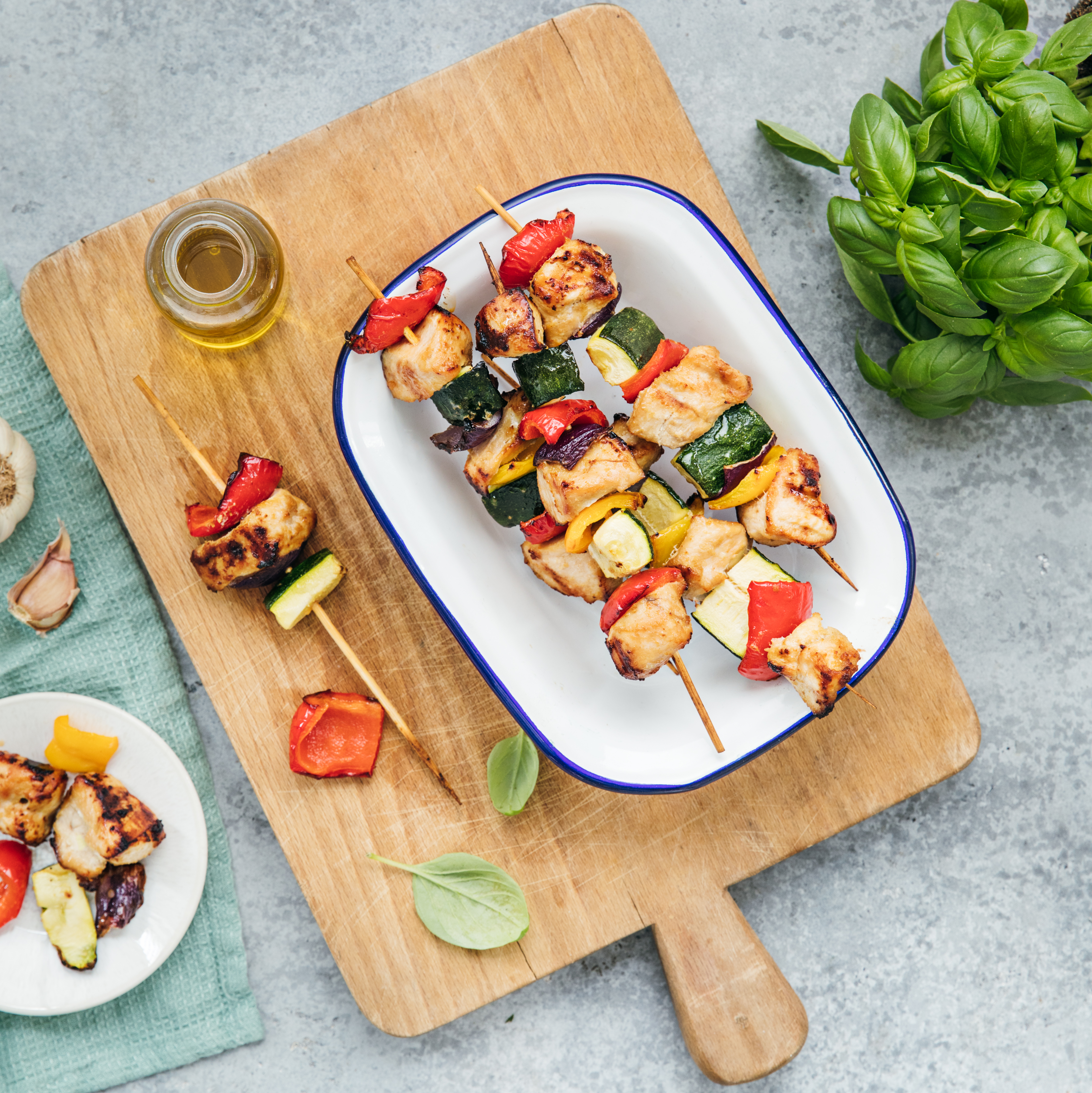 Kebabs de frango