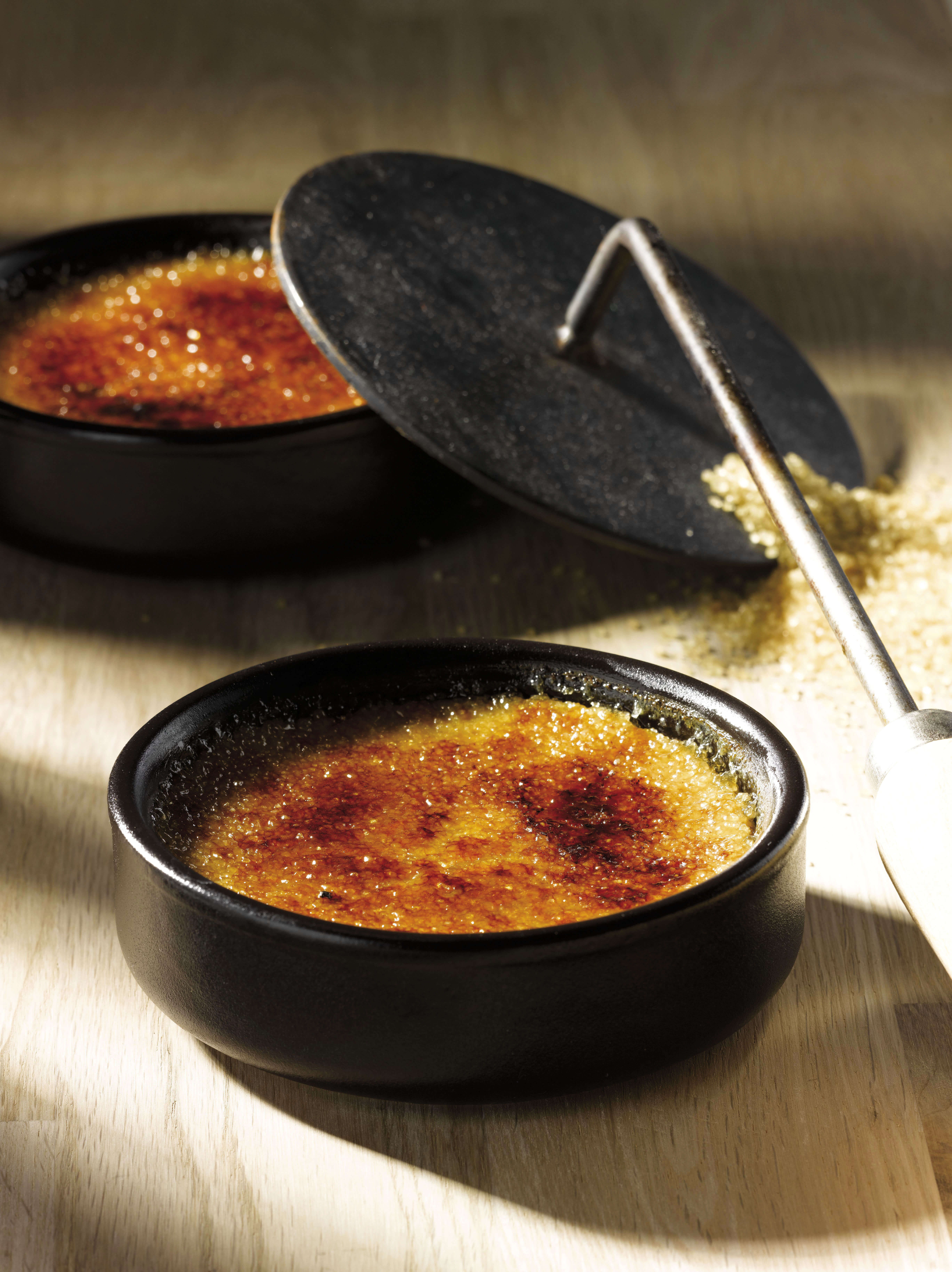 Crème brûlée au café