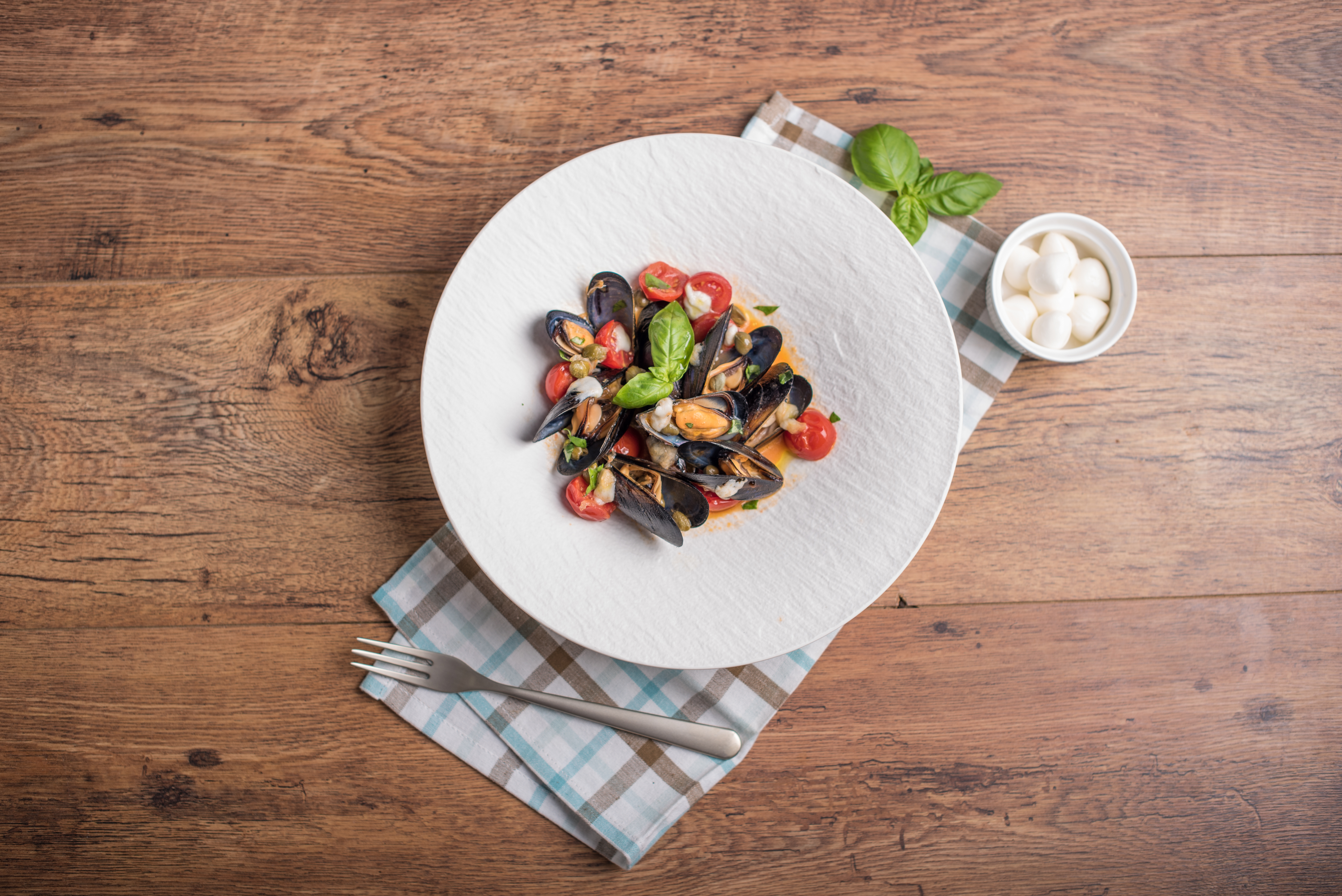 Cozze alla caprese