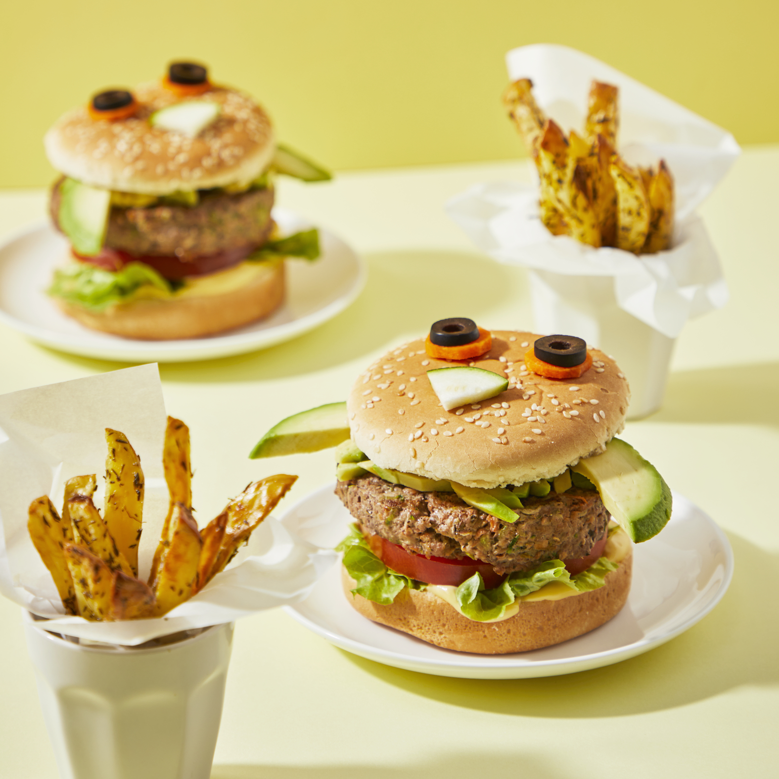 Hamburger vegetali per bambini