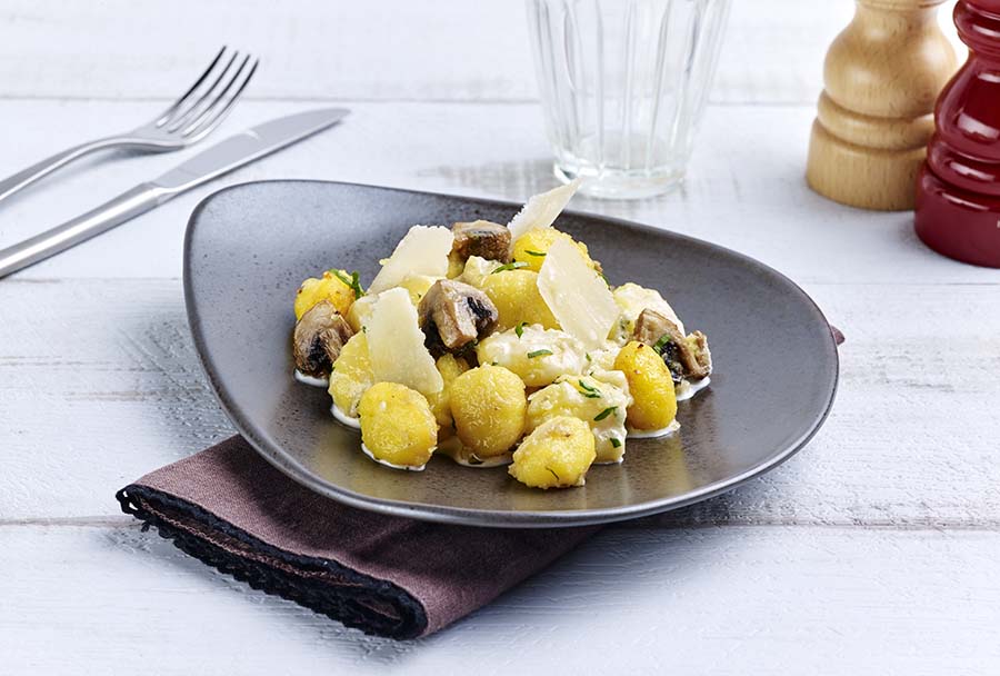 Gnocchi mit Champignons