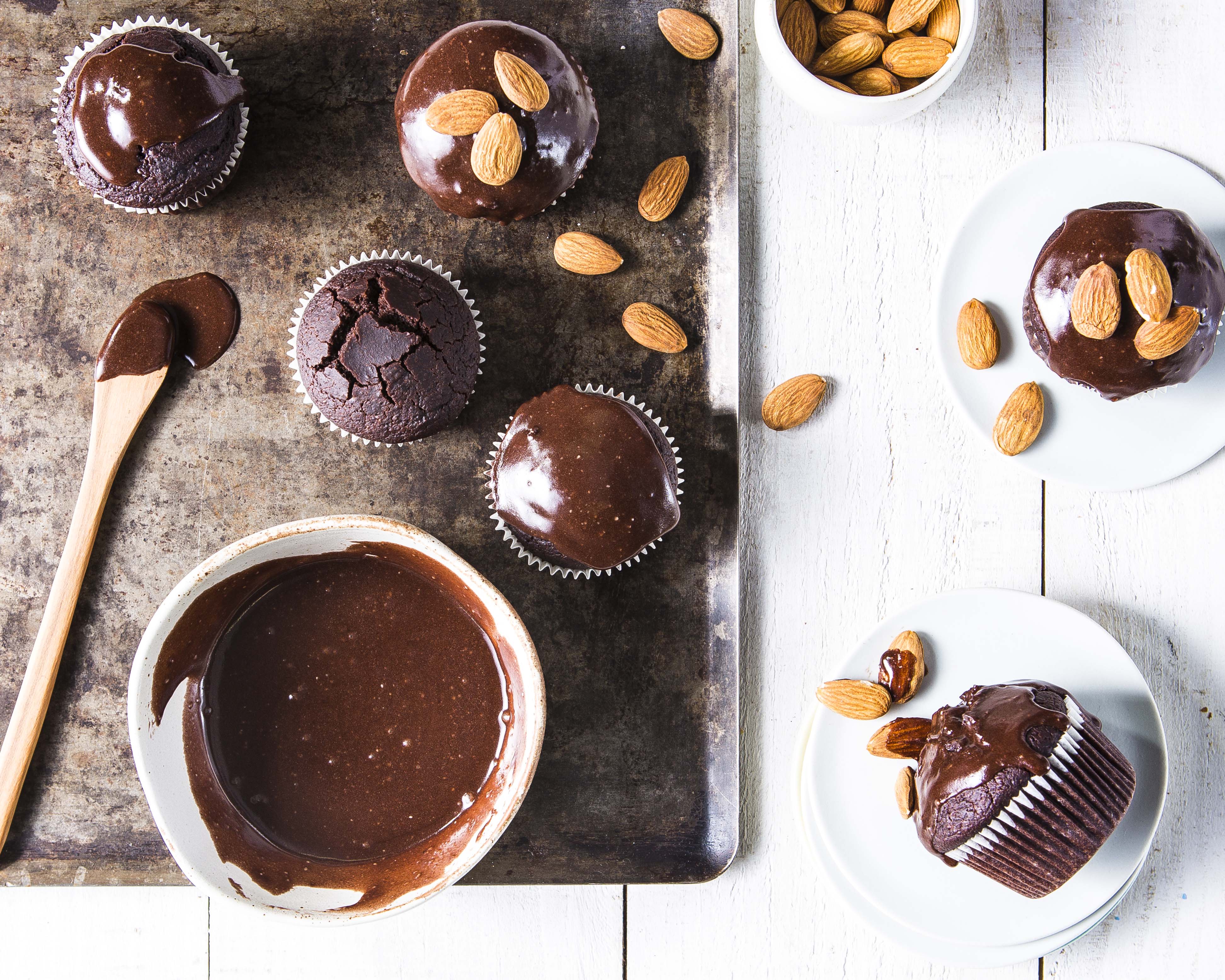 Vegane Kakao-Cupcakes