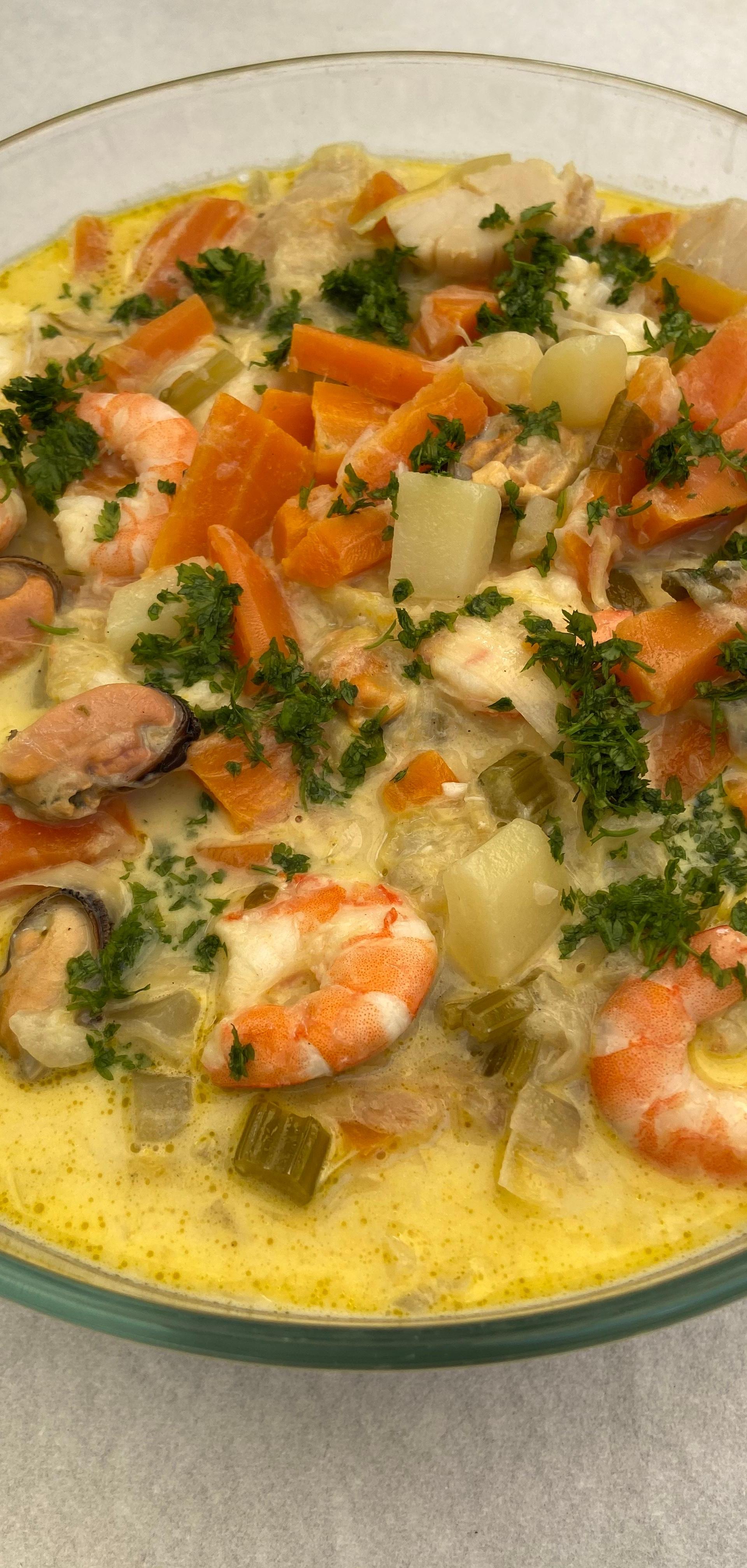 Recette Waterzooi : Waterzooï De Poissons Et Crustacés