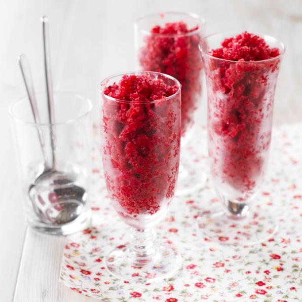 Sorvete de frutos vermelhos