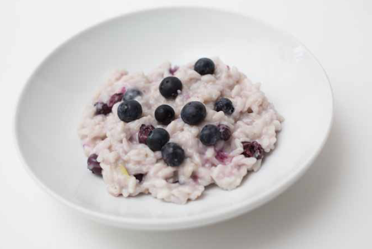 Risotto ai mirtilli