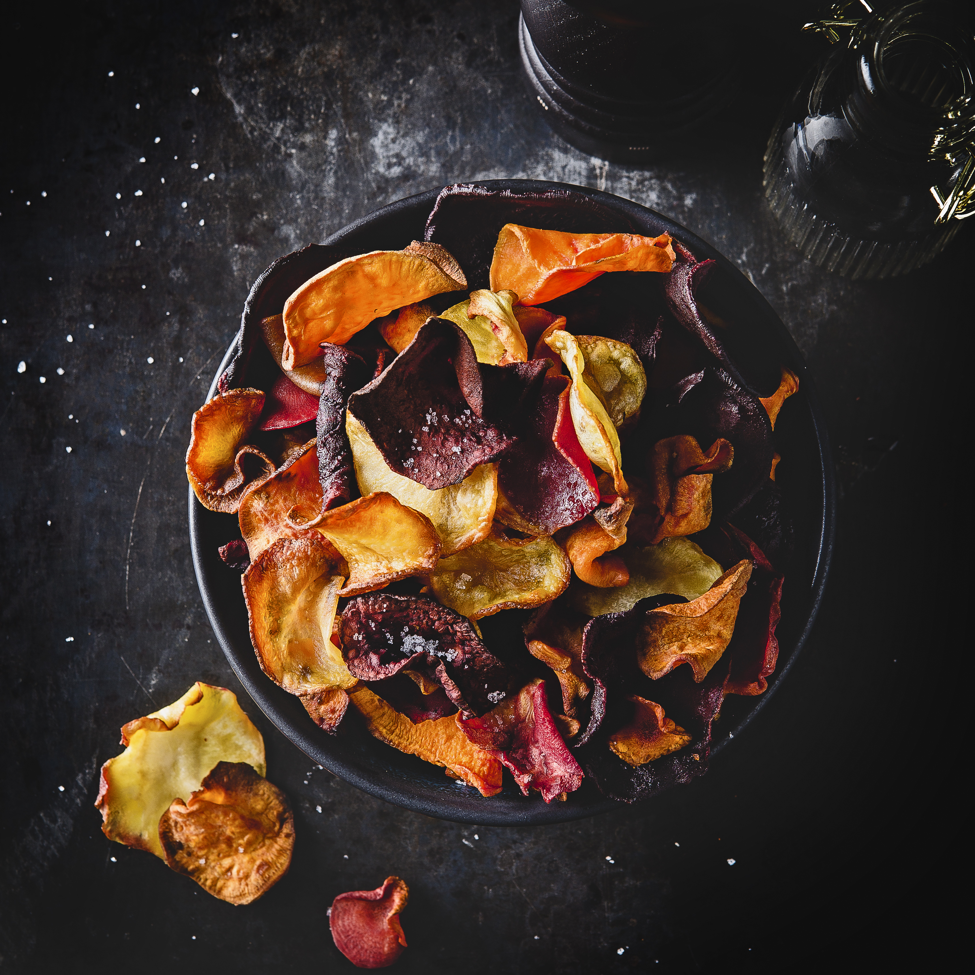 Wurzelgemüse-Chips