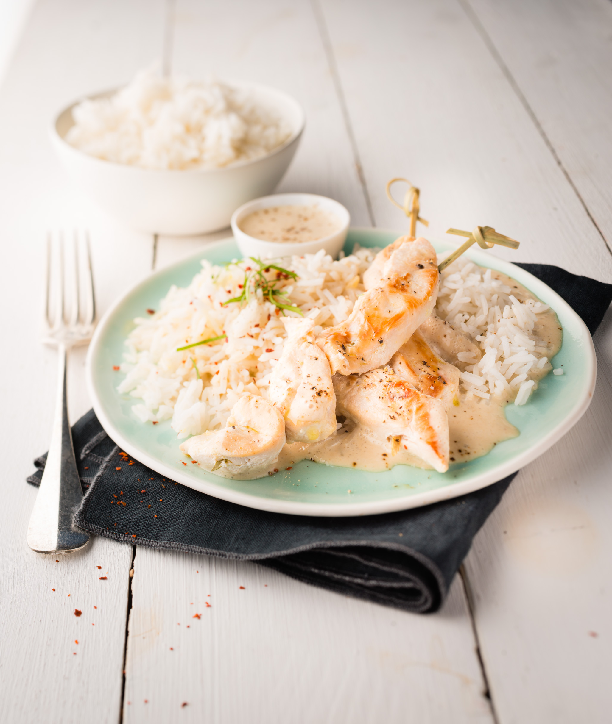 Pollo satay