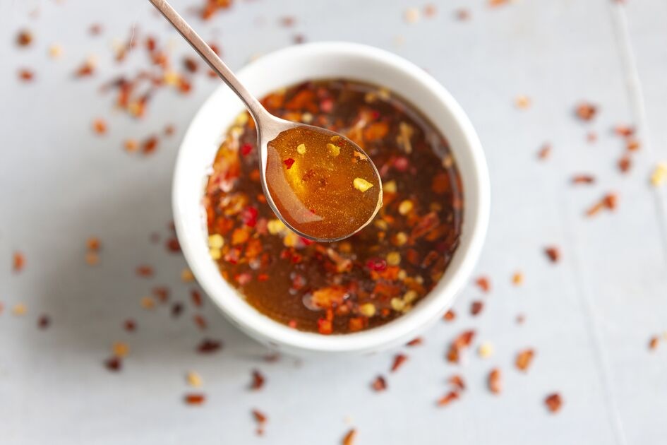 Pikante honingvinaigrette
