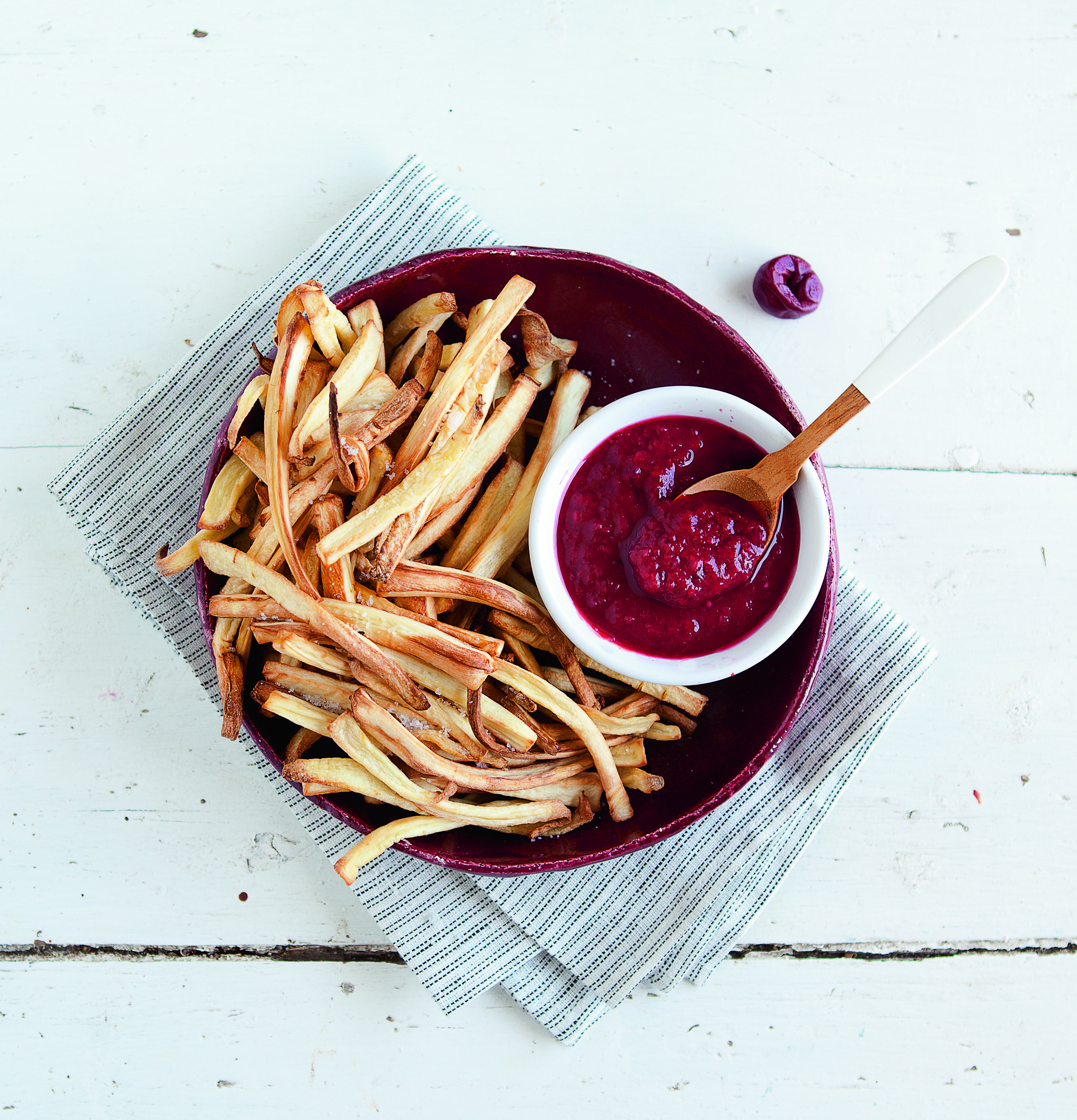 Pommes frites aus Pastinaken