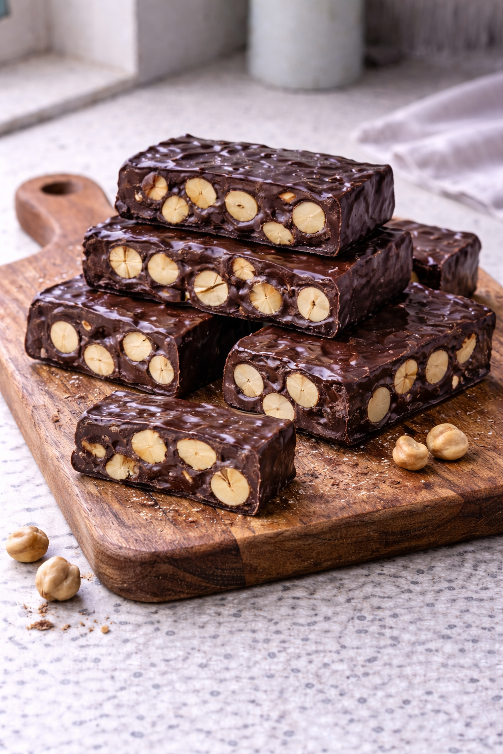 Torrone con nocciole