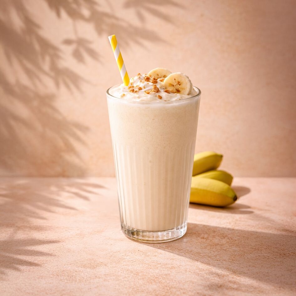 Veganer Bananenmilchshake