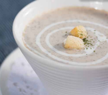 Crema de champiñones
