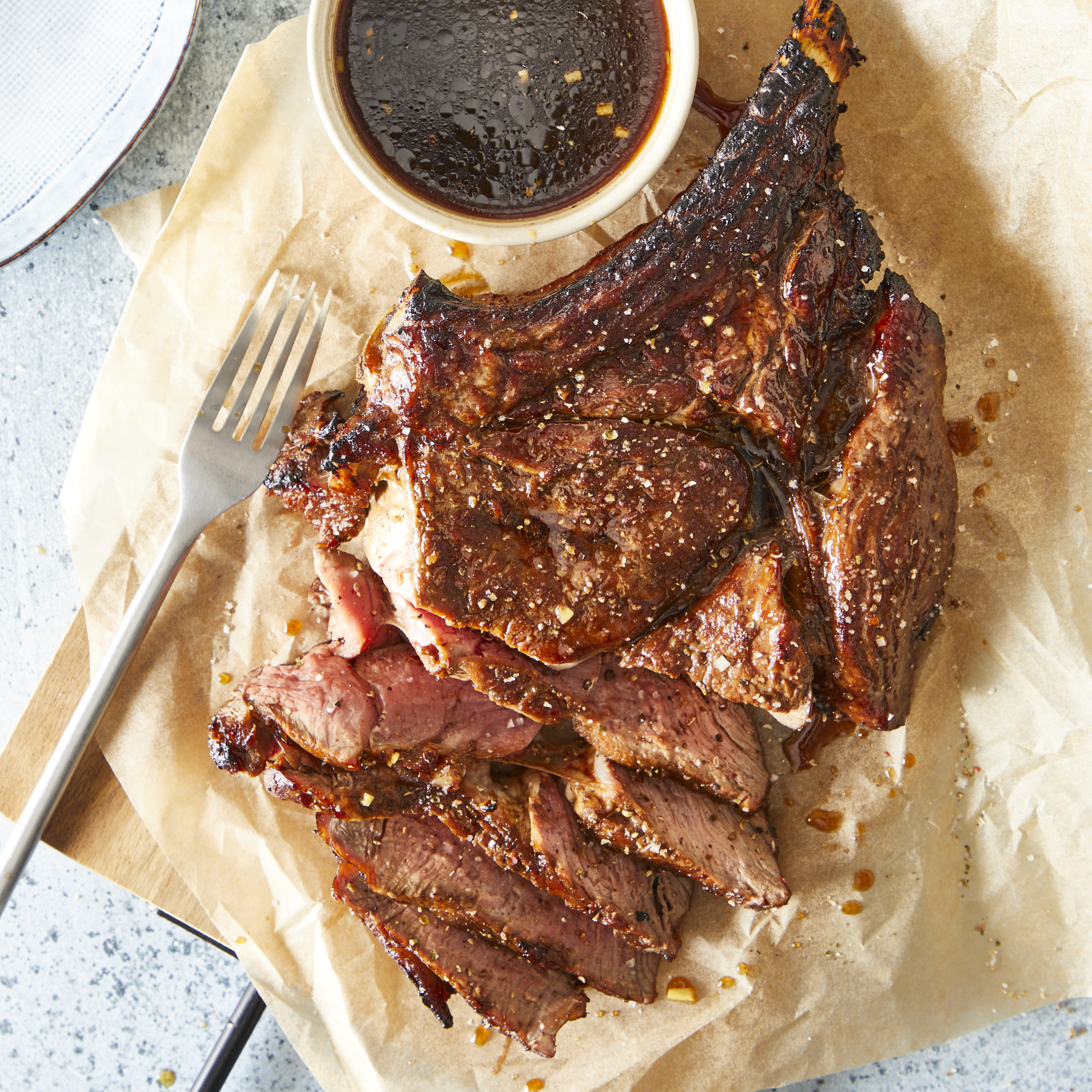 Ribs de ternera marinadas con whisky y miel