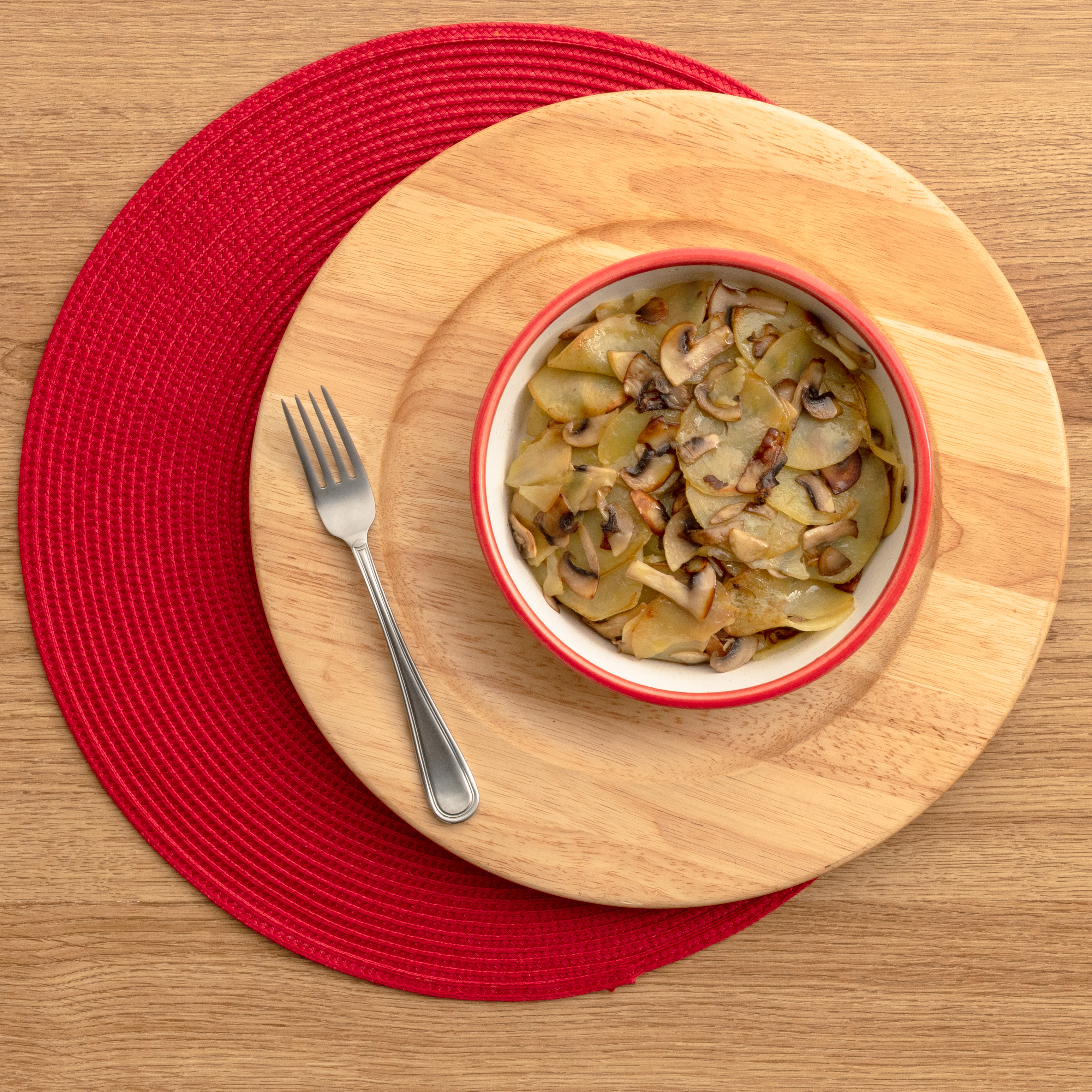 Patate e funghi