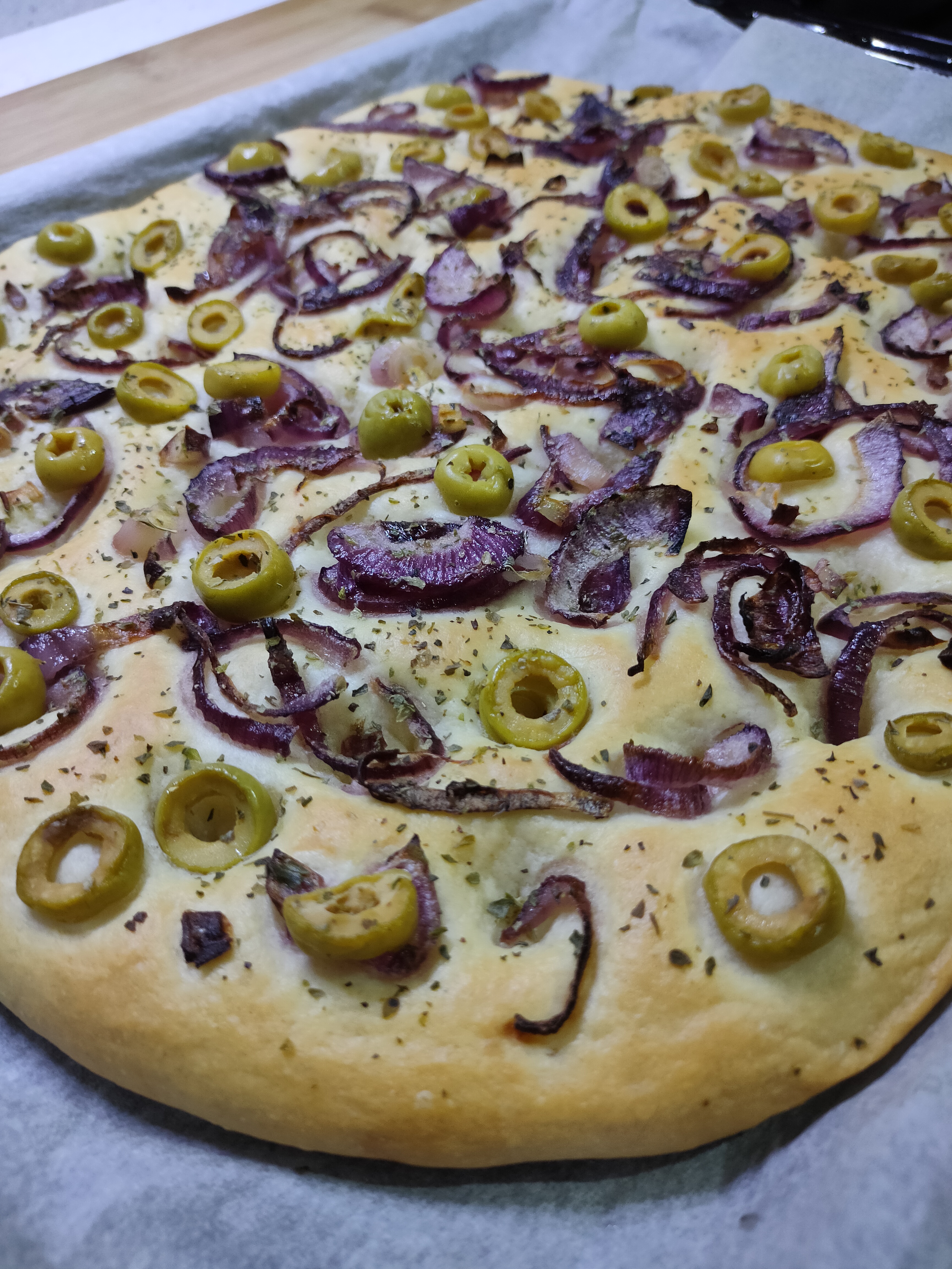 FOCACCIA DE CEBOLLA MORADA