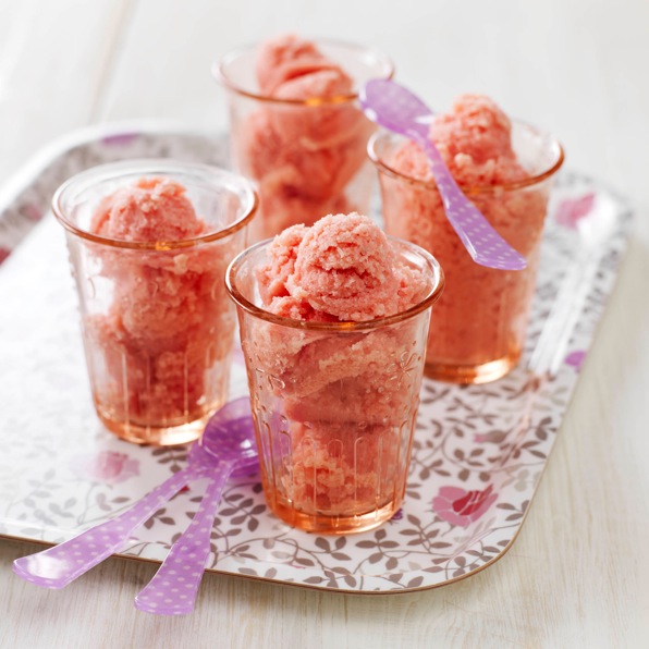 Granizado de sandía y yogur