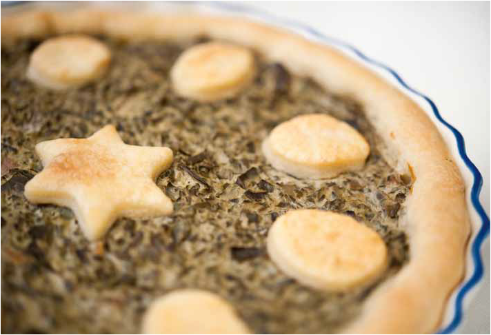 Torta salata ai carciofi