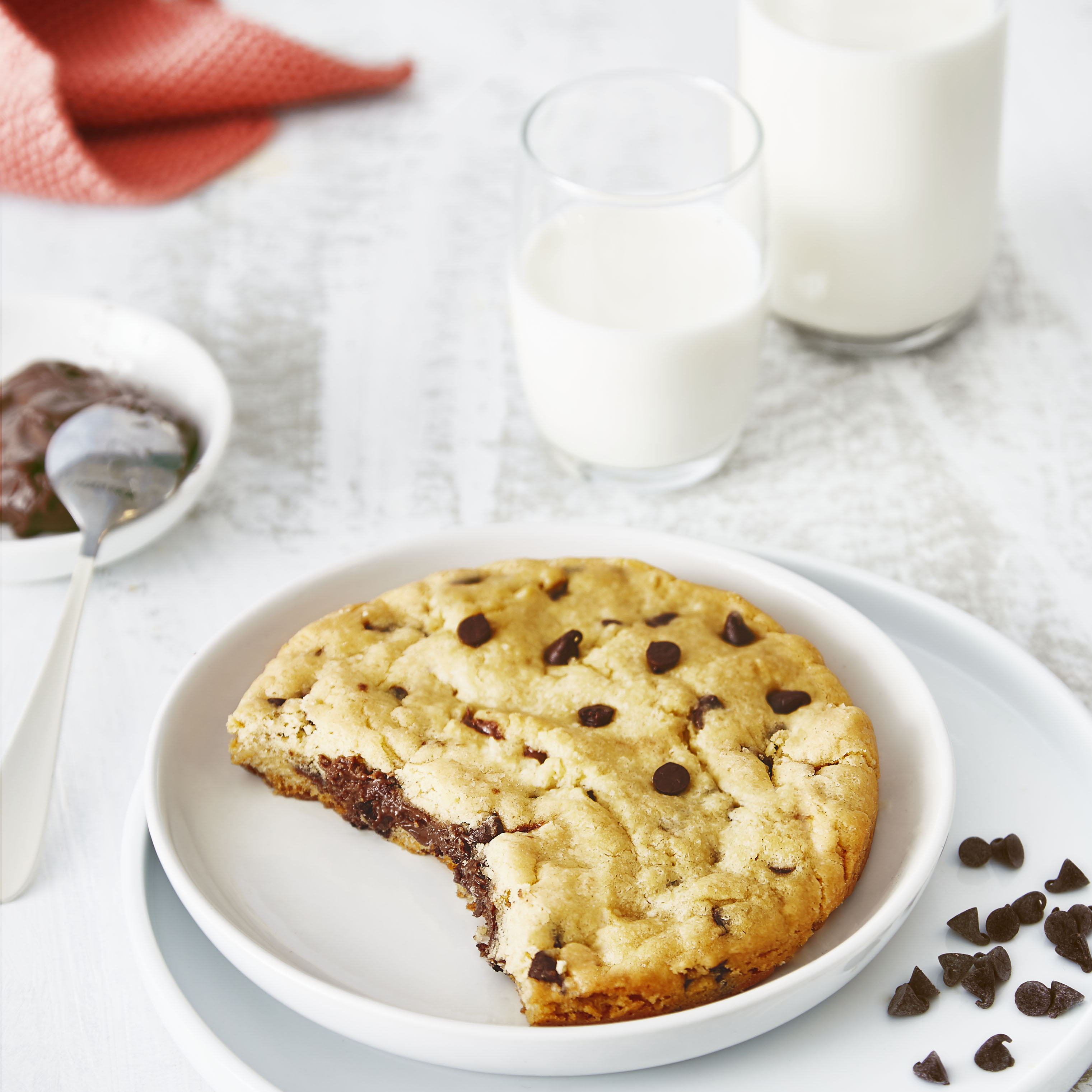 Maxi schokoladengefüllter Cookie