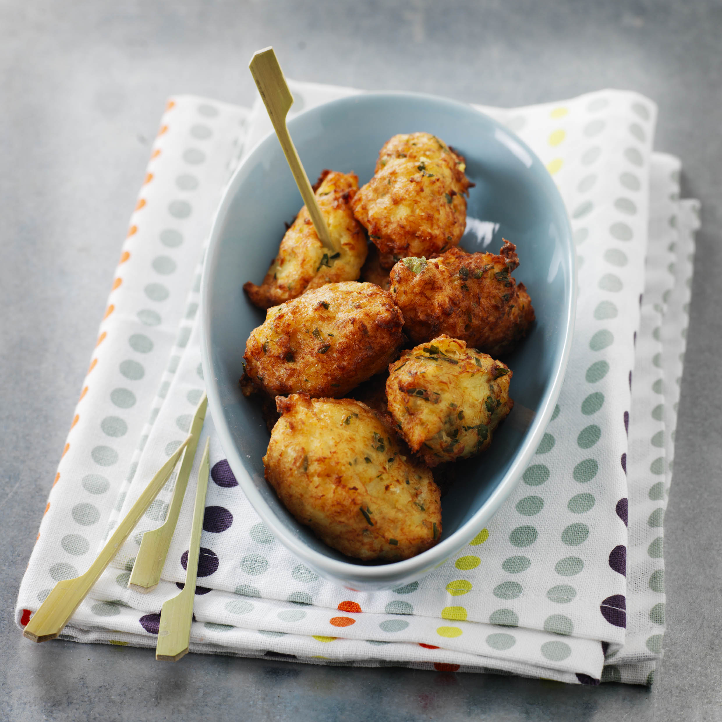 Pataniscas de bacalhau