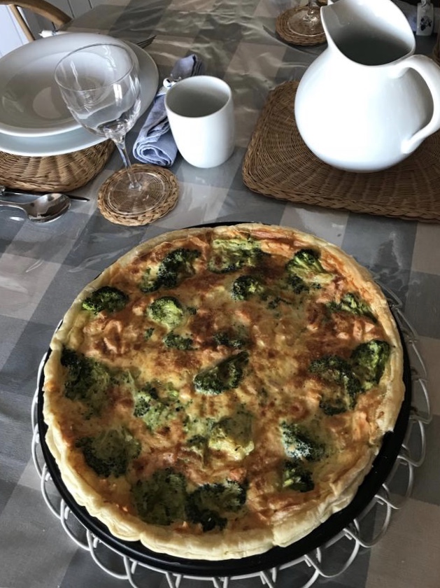 Quiche di salmone e broccoli