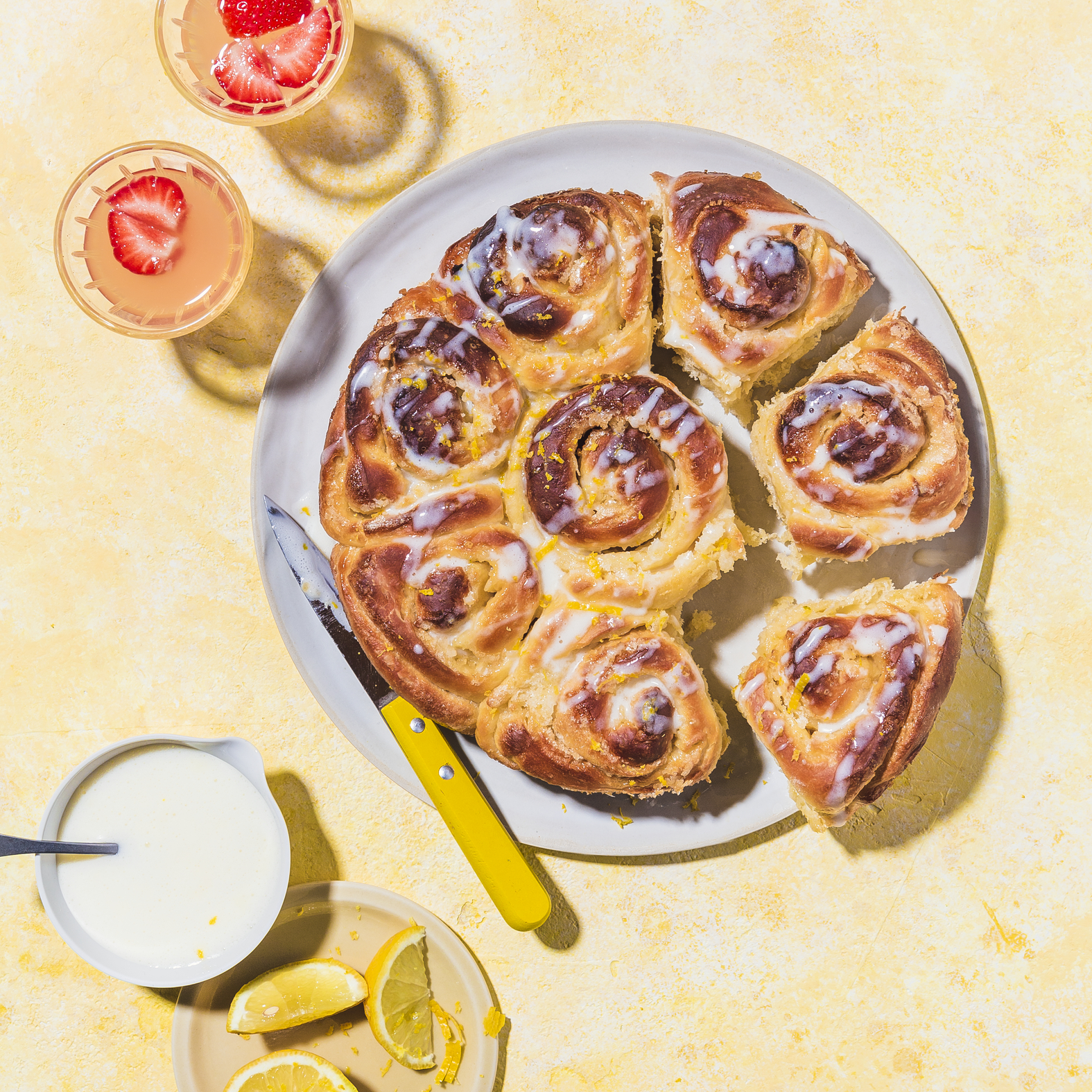 Brioche de limón
