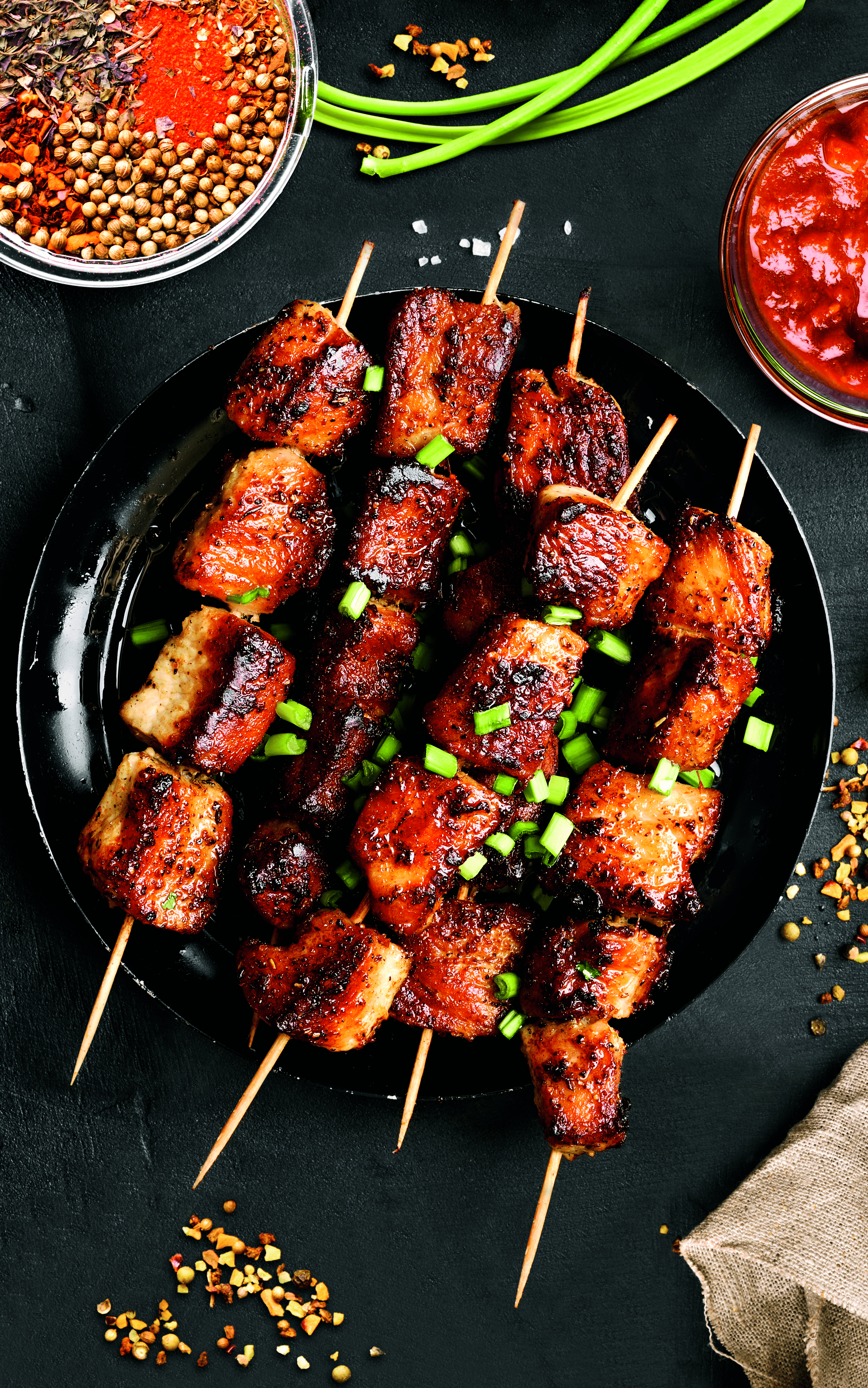 CHINEES GEGLACEERD VARKENSVLEES