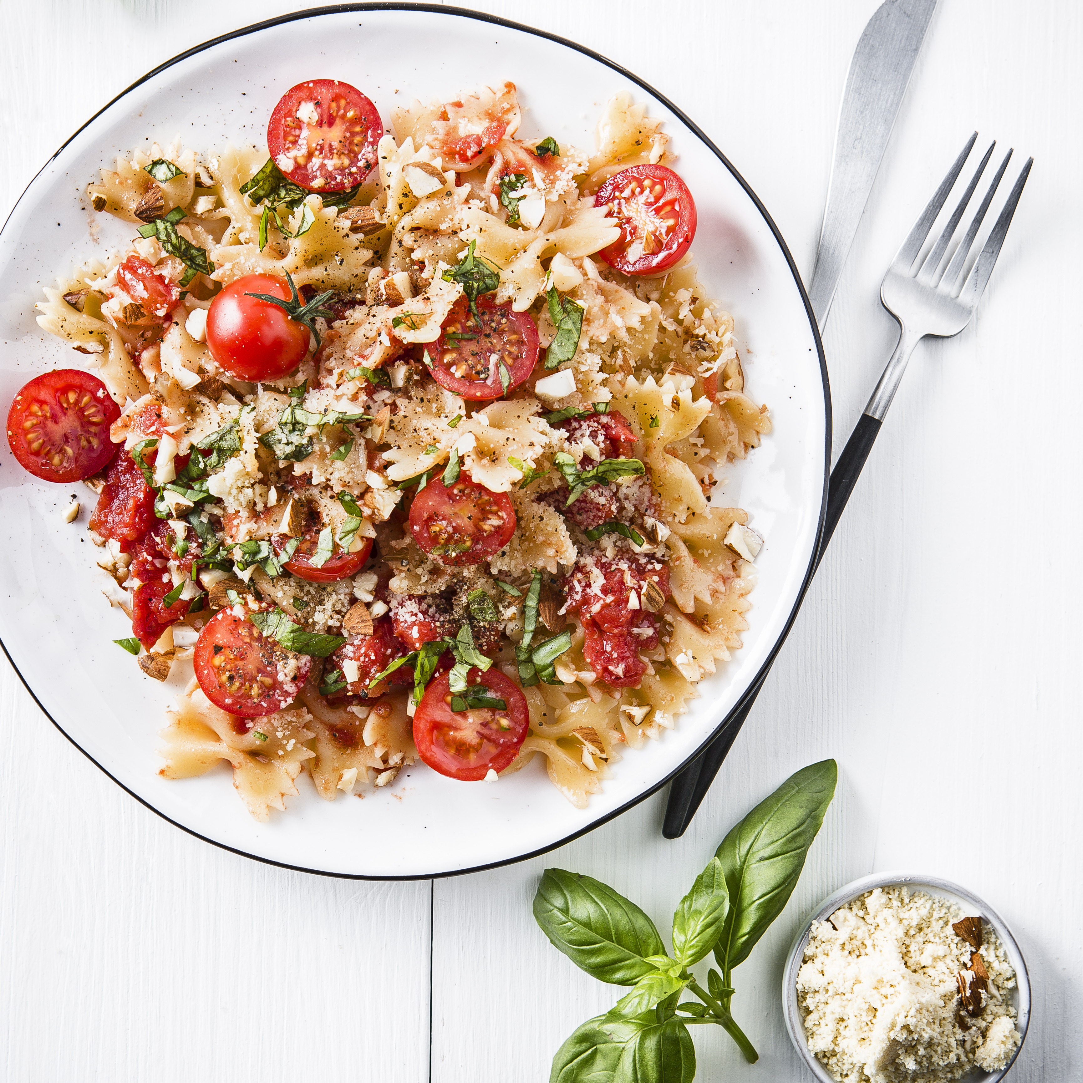 Farfalle alla trapanese