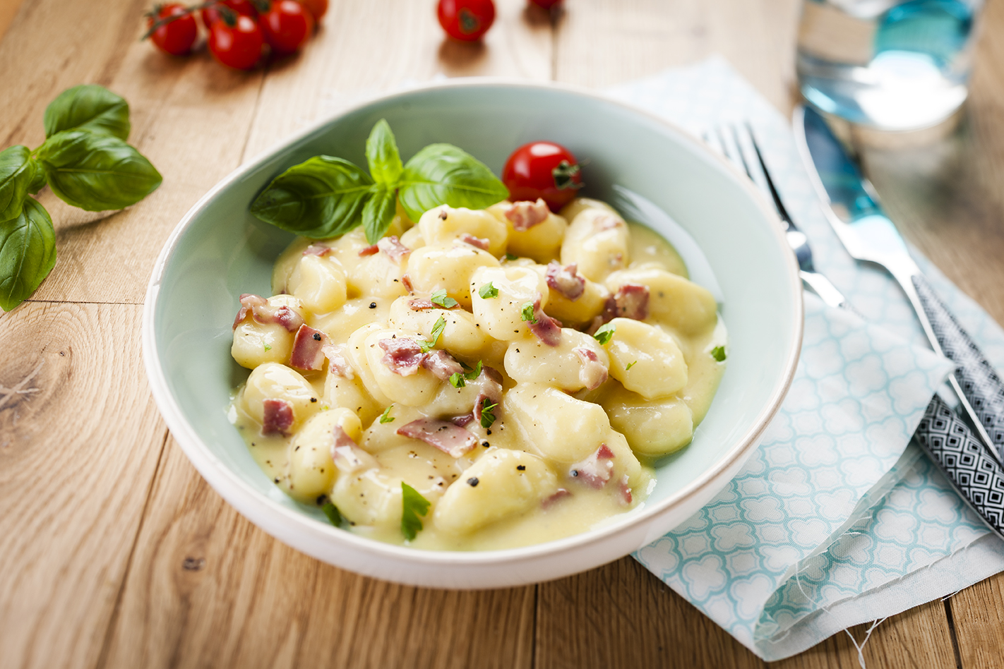 Gnocchi alla carbonara