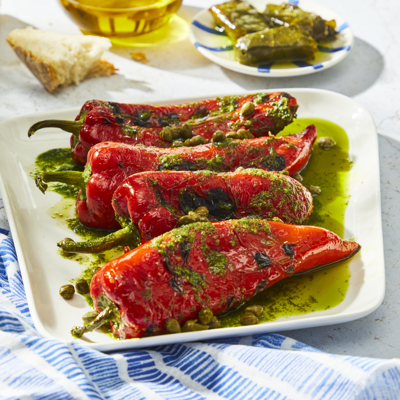 Gegrillte eingelegte Paprika