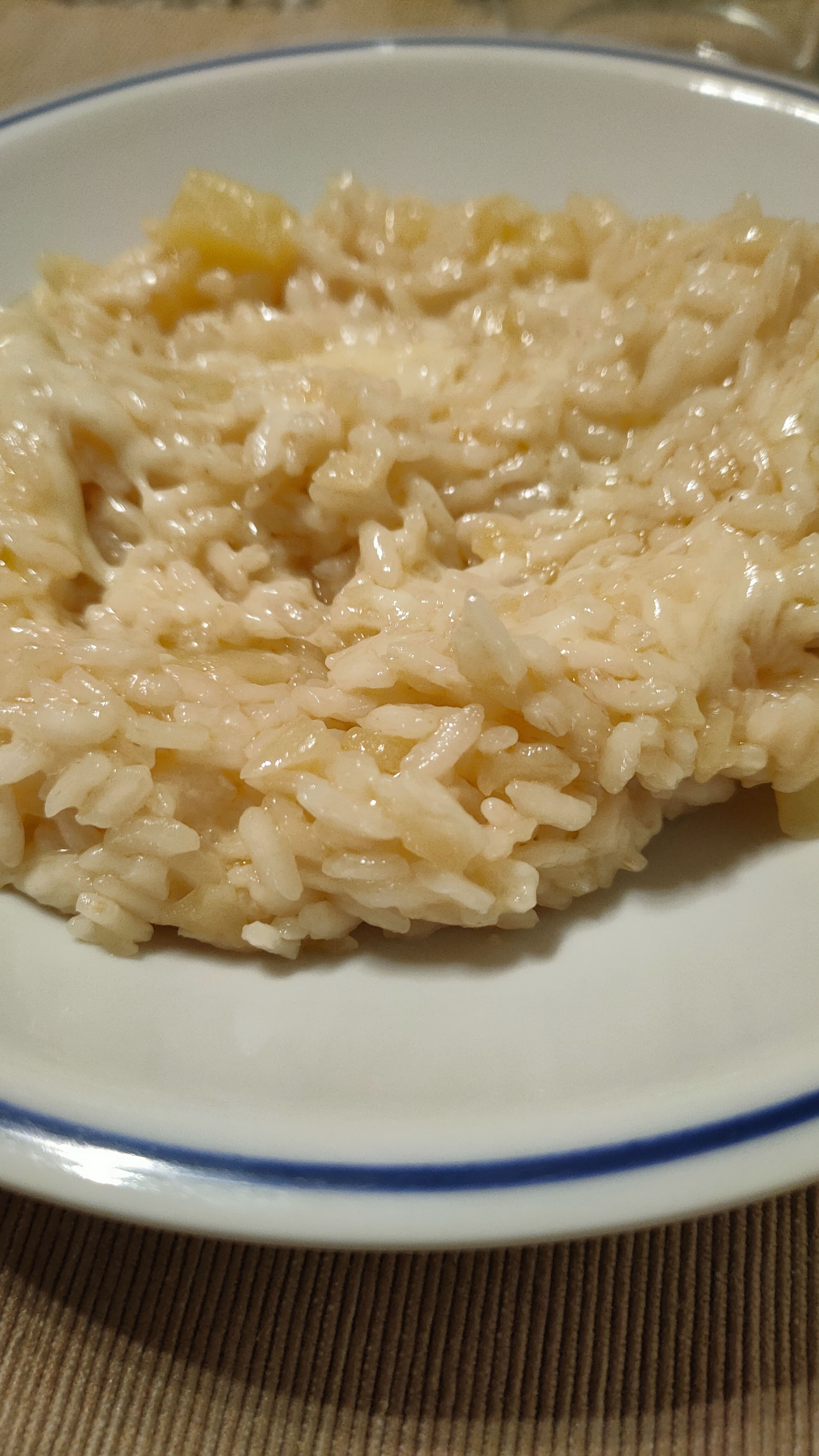 Risotto con patate e Asiago