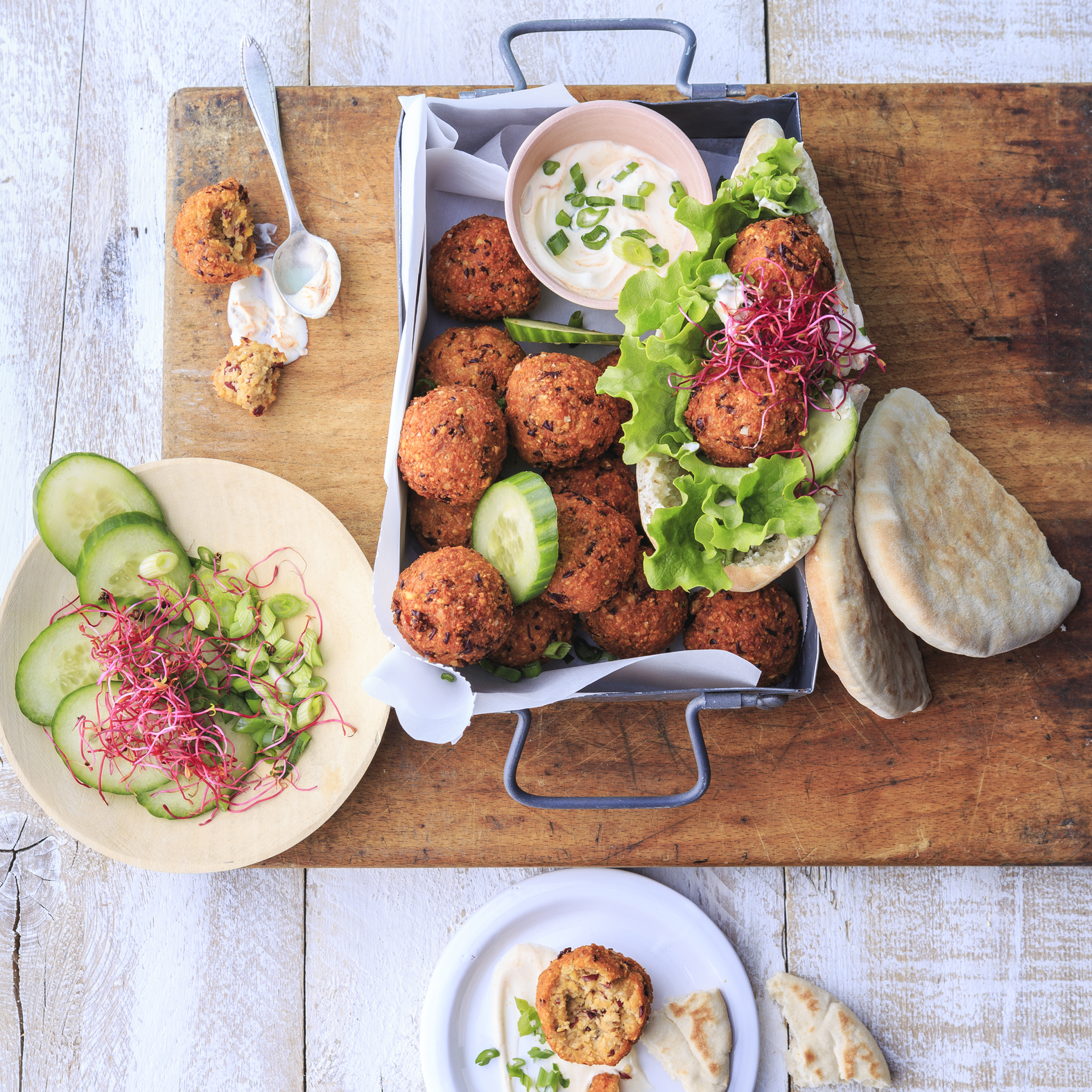 Falafel de judías rojas