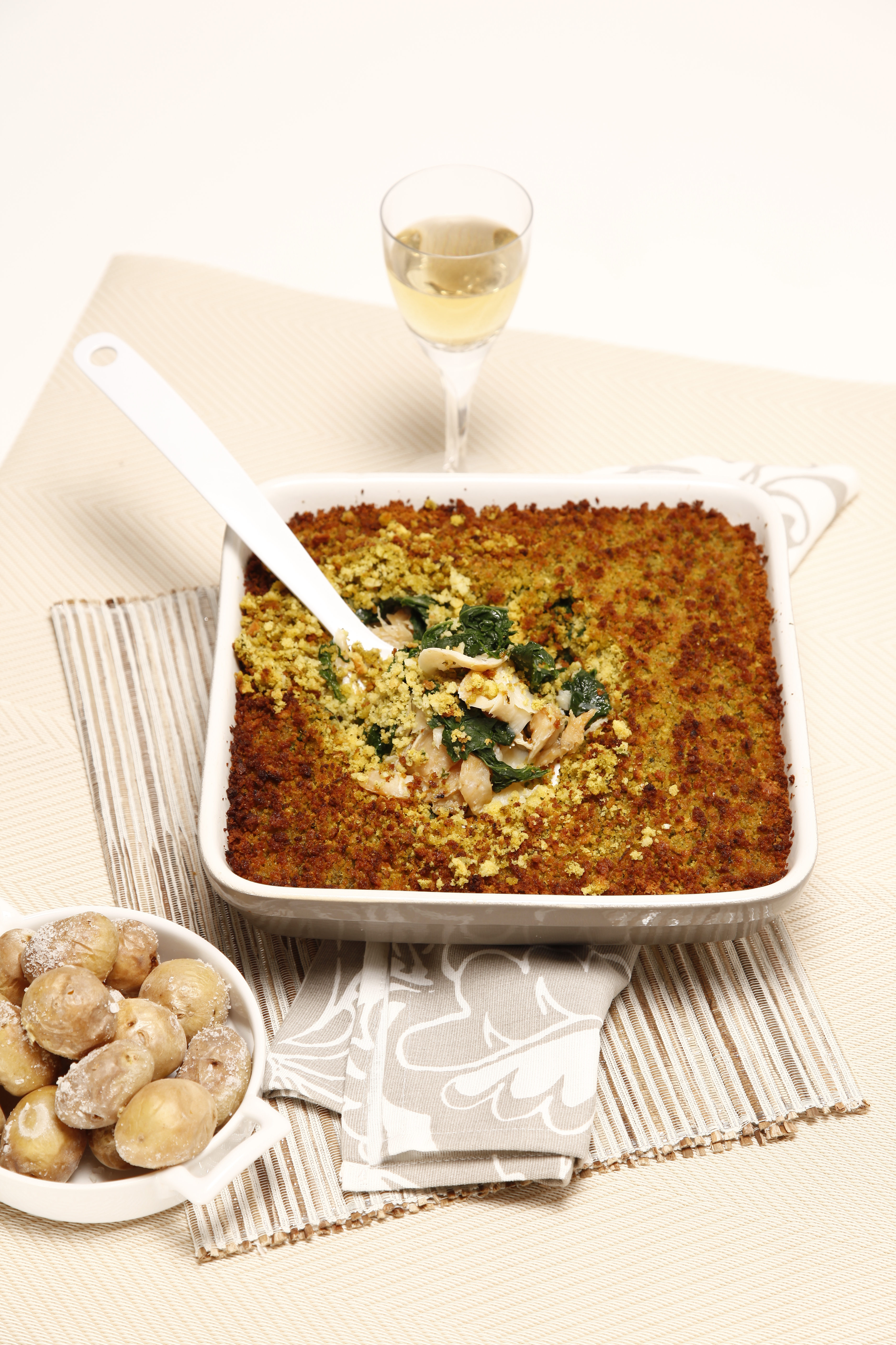 Bacalhau com broa e grelos