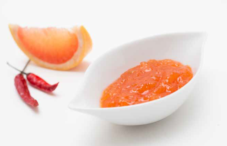 Marmellata di pompelmo e peperoncino