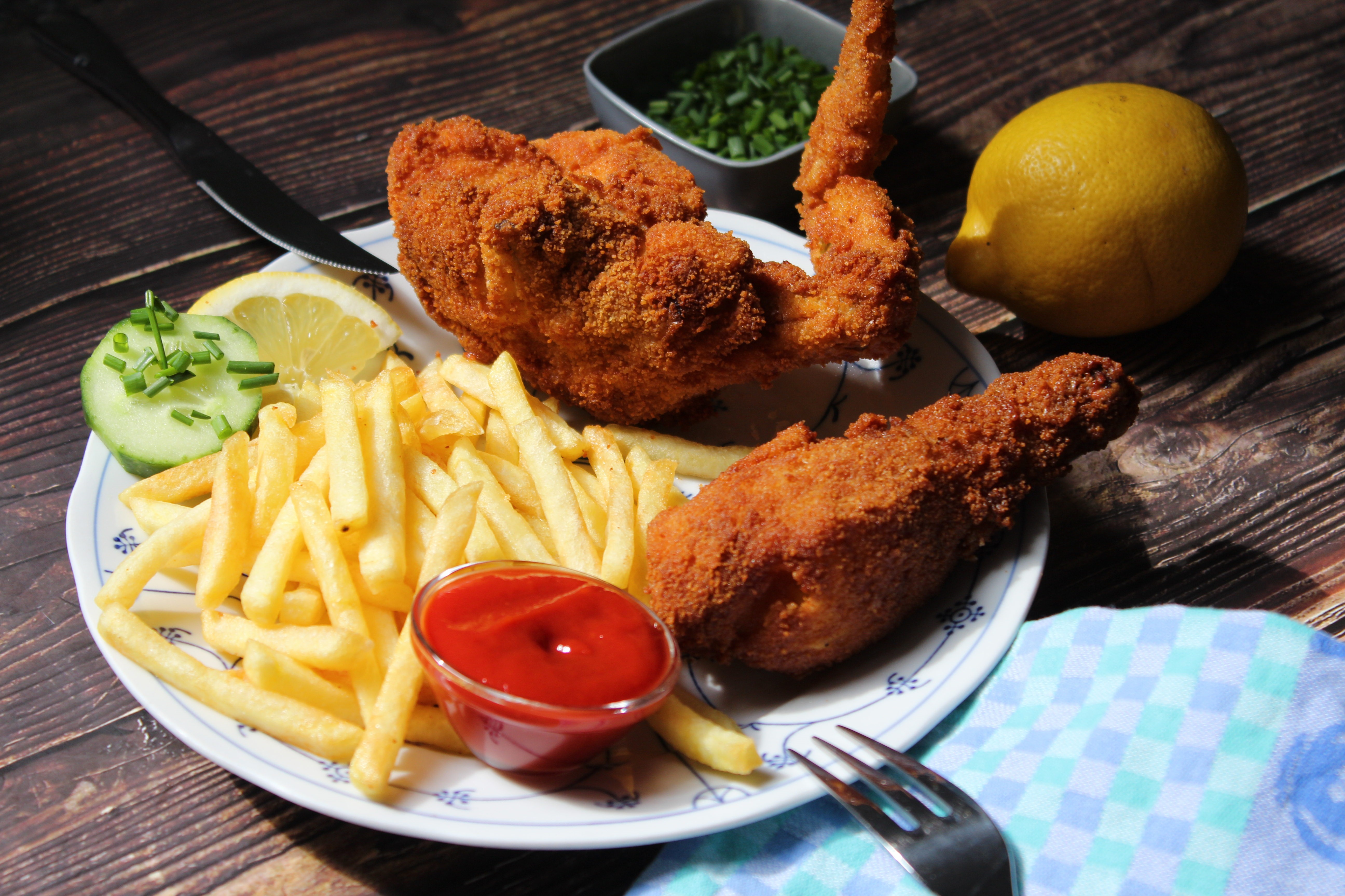 Backhähnchen in 5 einfachen Schritten von Die Frau am Grill