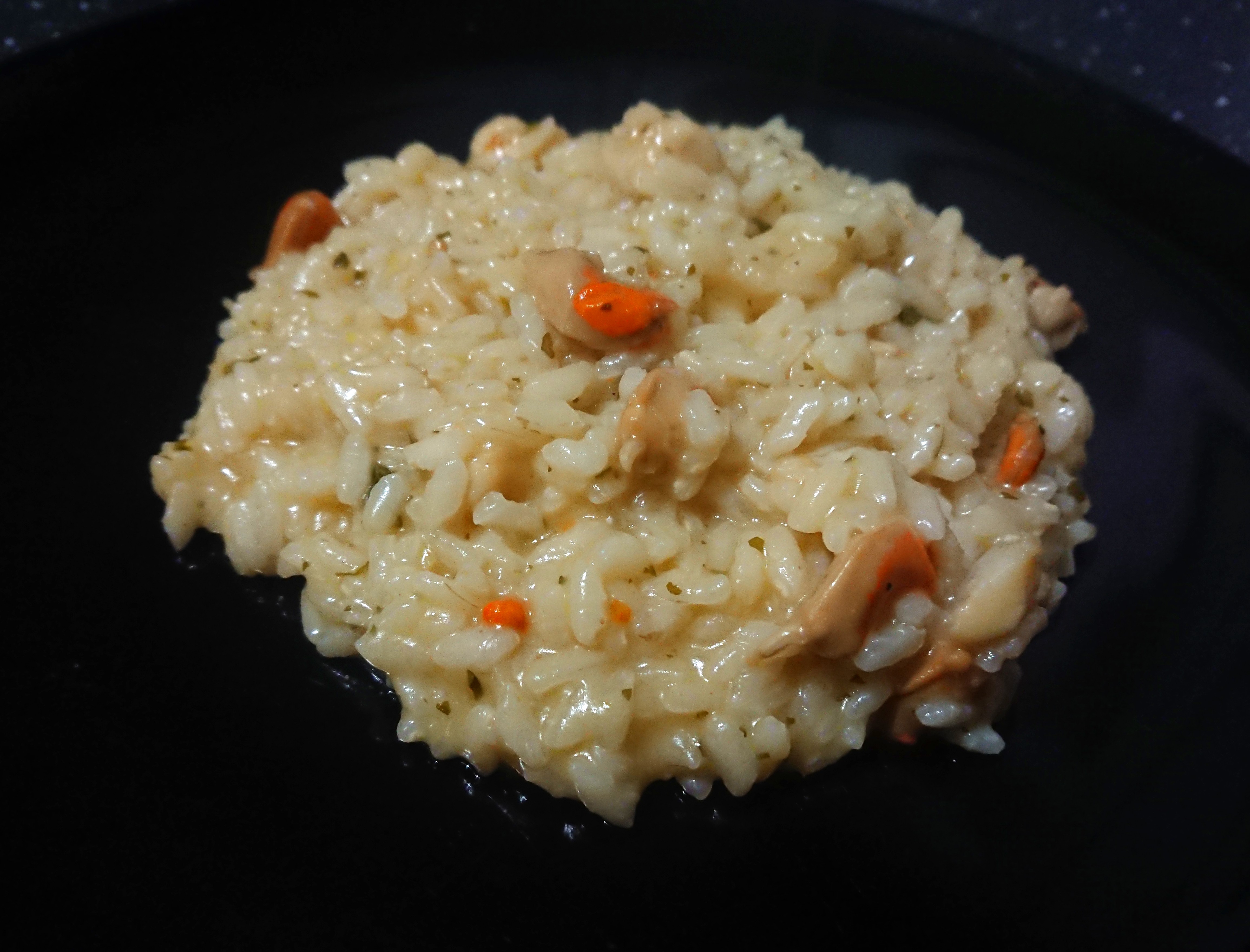 Risotto con le capesante