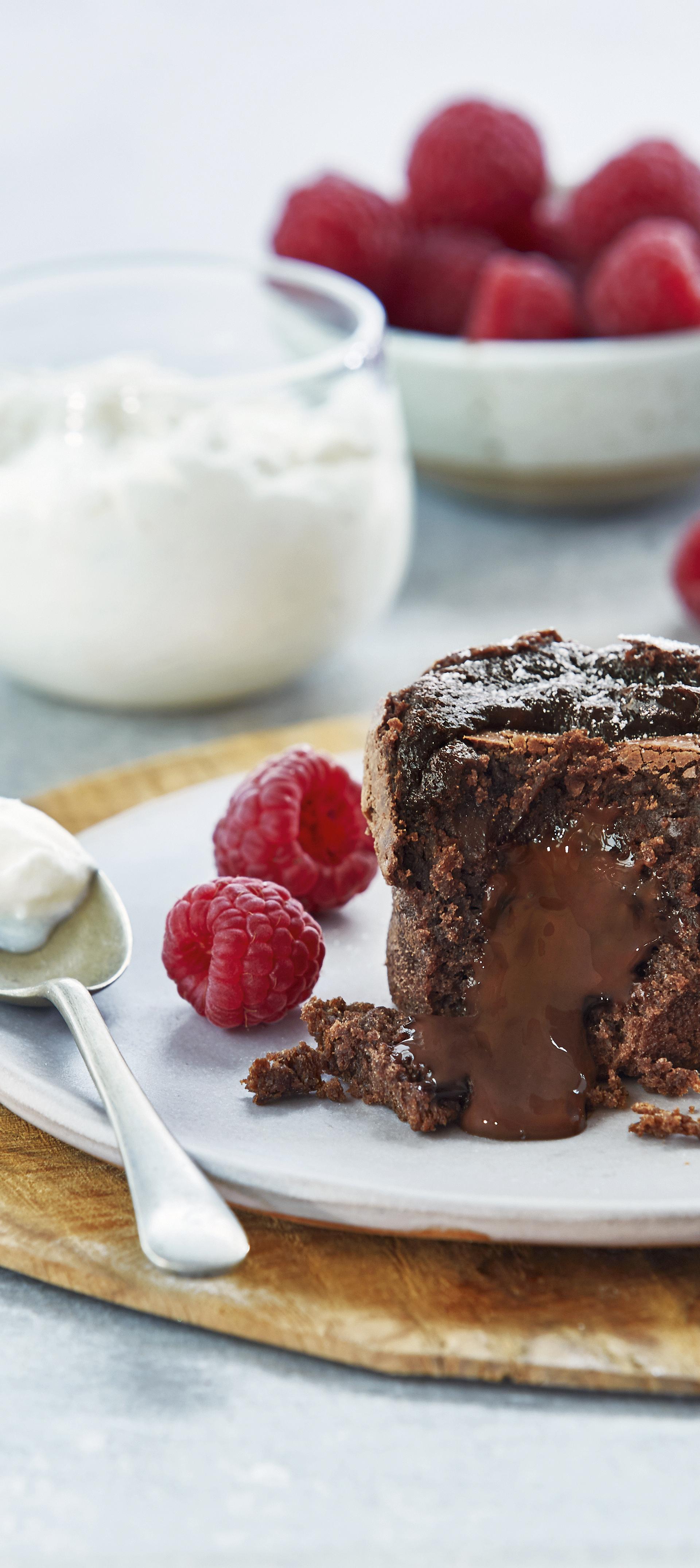 Mandel-Orangen-Muffins mit flüssigem Kern - Rezepte Cake Factory | Tefal