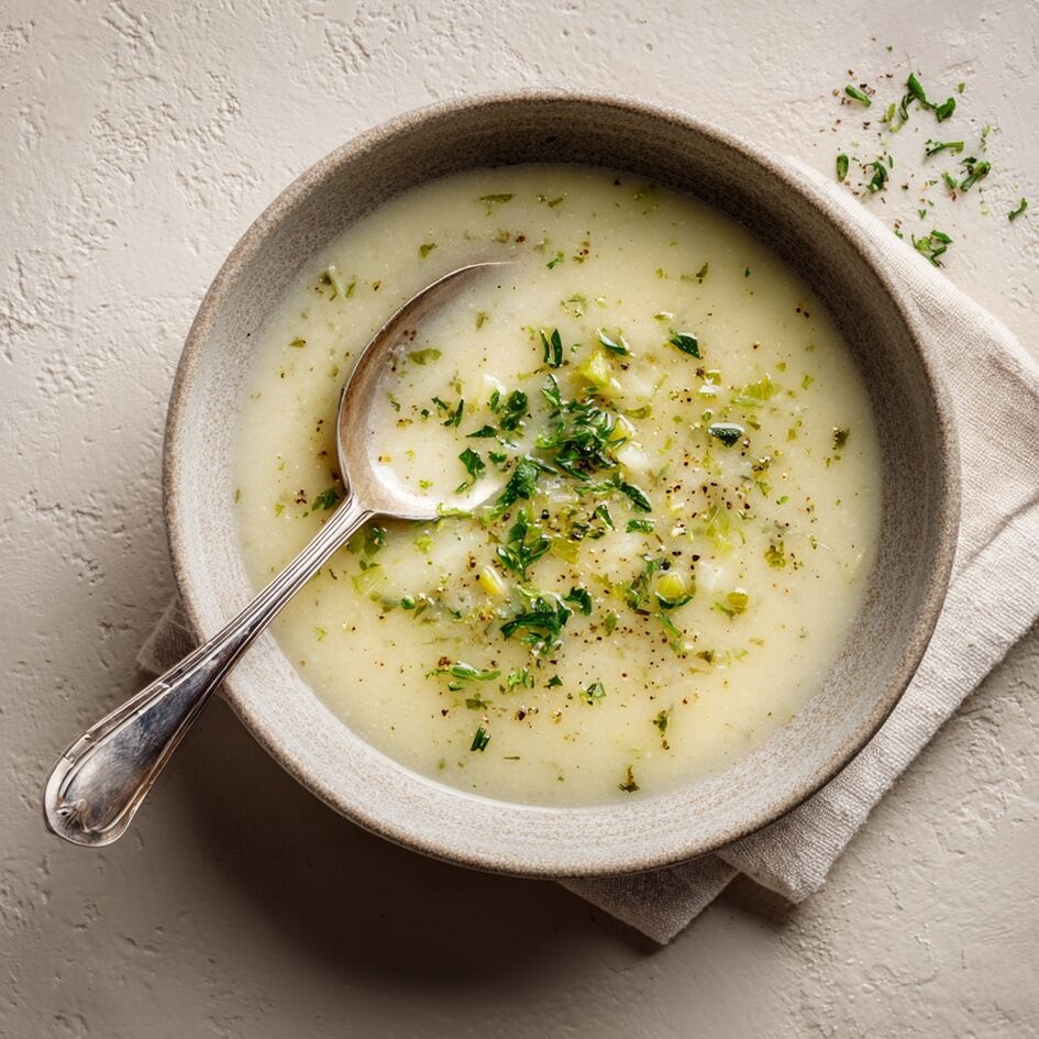 Zuppa di porri e patate