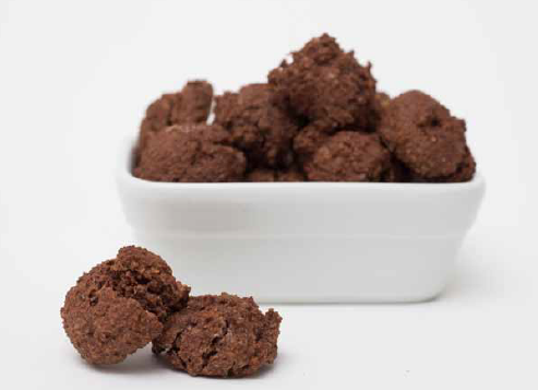Baci neri con nocciole