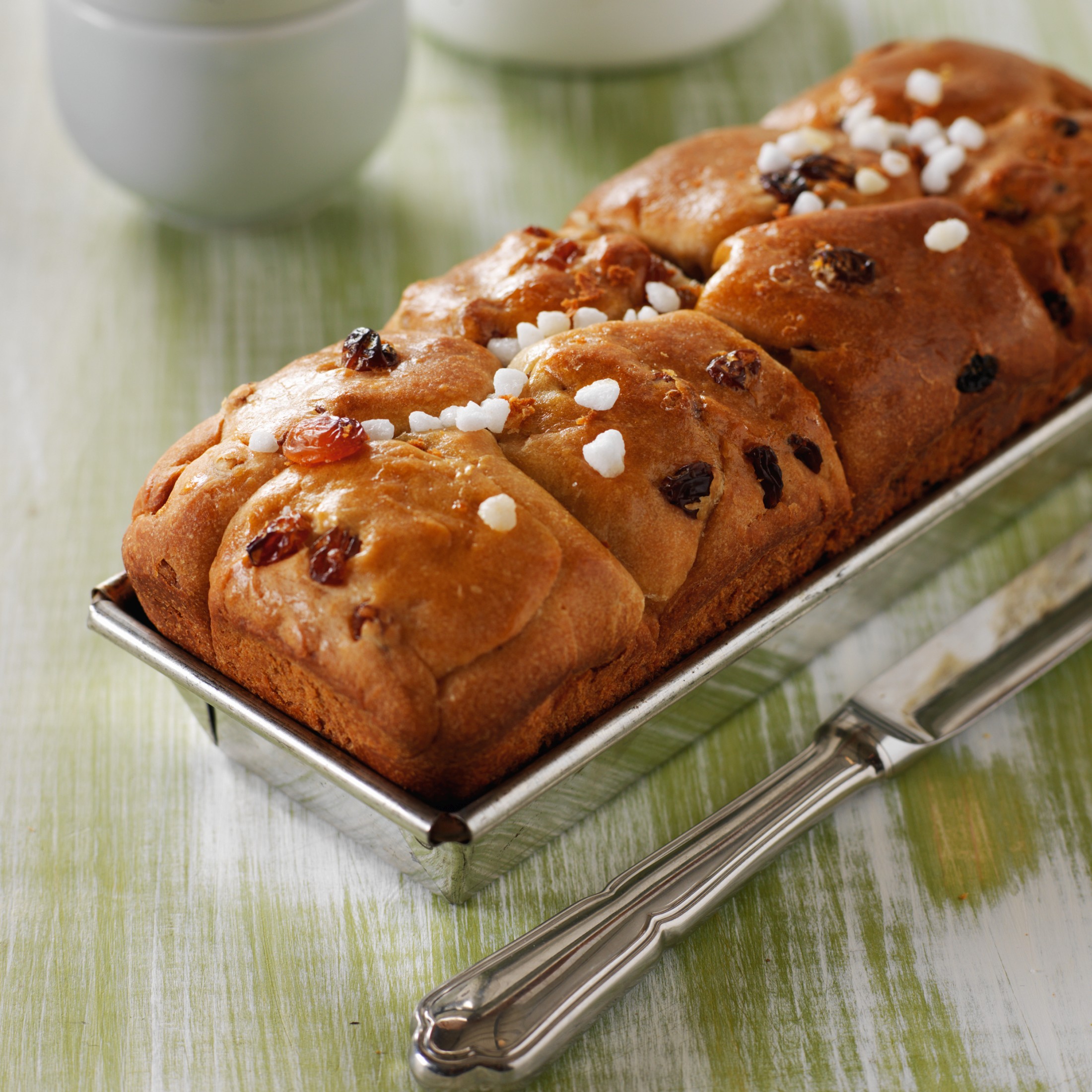 Pane all’uvetta belga (cramique)