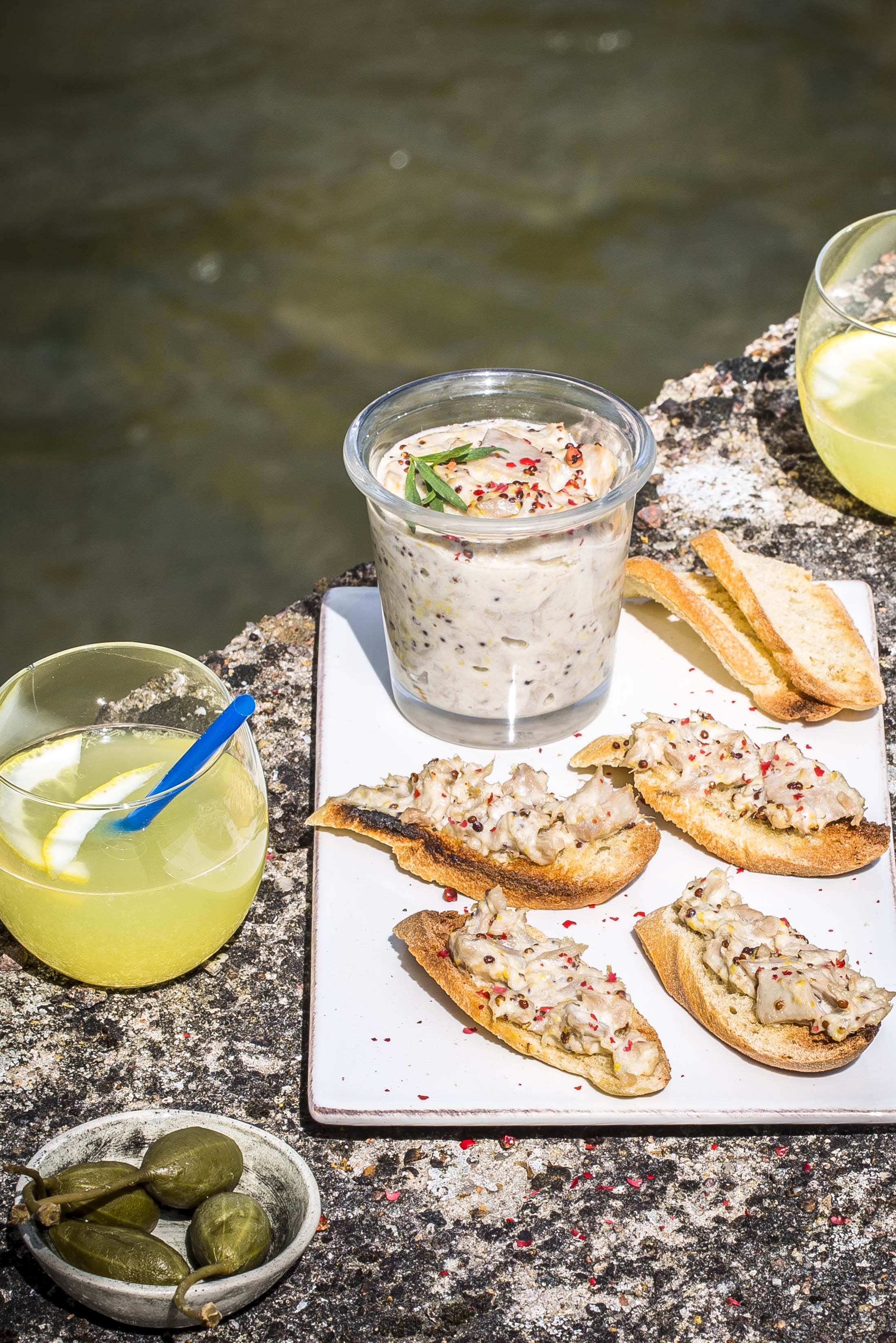 Thunfisch-Gläschen mit Estragon