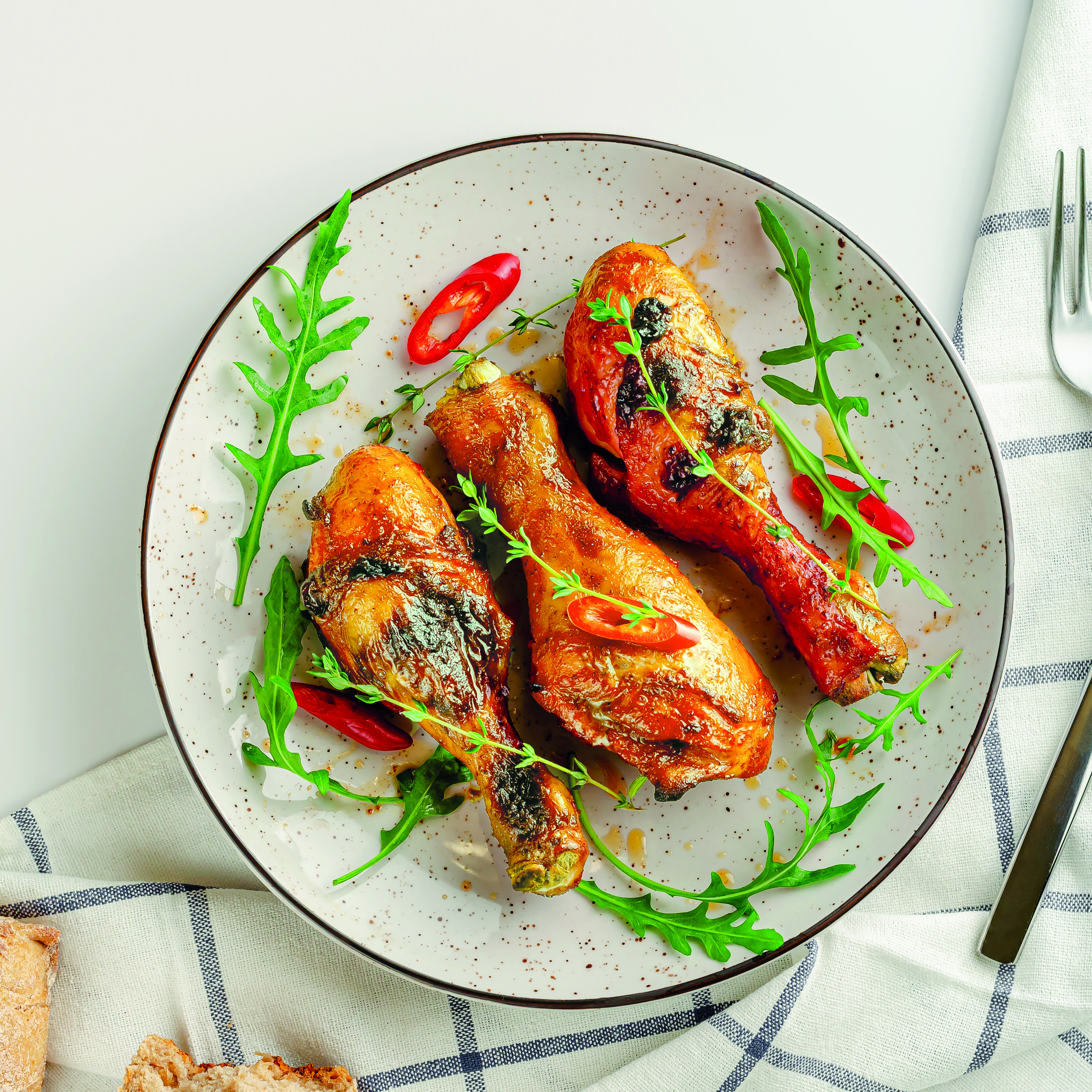 Tandoori-Hähnchenschenkel